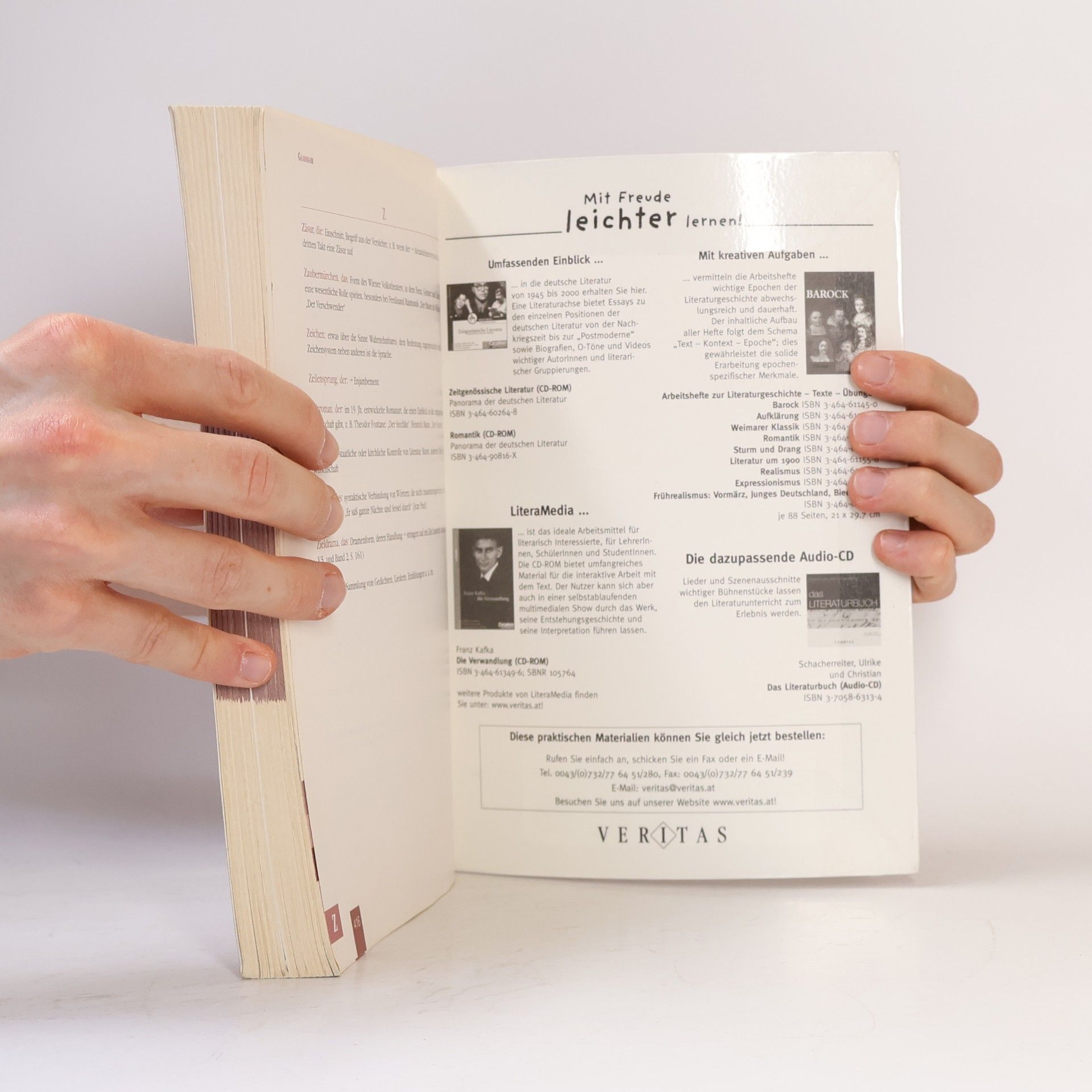 Christian Schacherreiter Das Literaturbuch 1. 70 Fenster zur Literatur