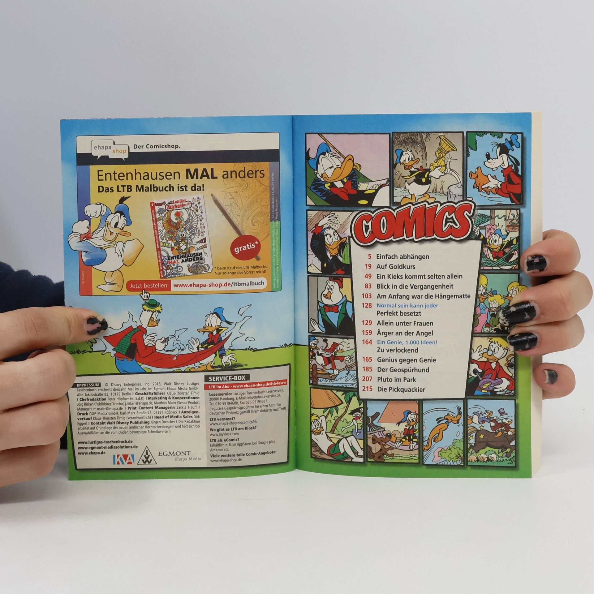 Walt Disney Lustiges Taschenbuch 484. Einfach abhängen