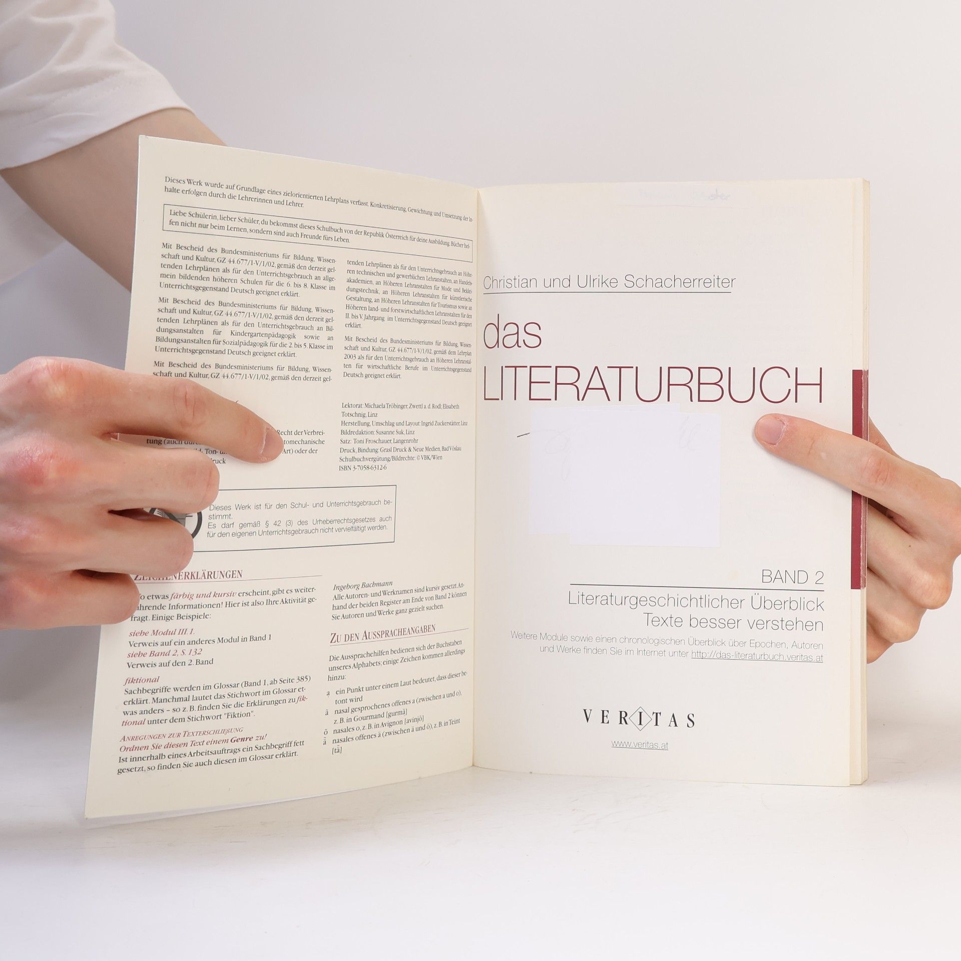 Christian Schacherreiter Das Literaturbuch 2. Literaturgeschichtlicher Überblick: Texte besser verstehen