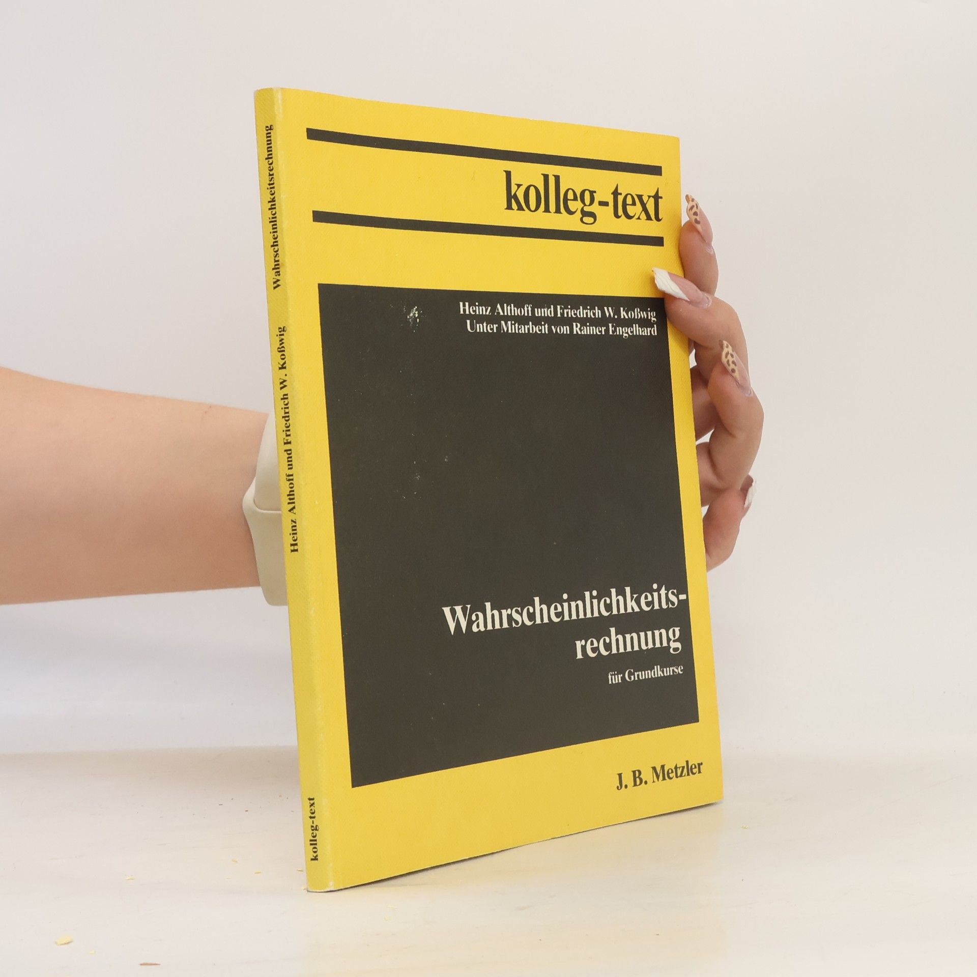 Auteurscollectief Wahrscheinlichkeitsrechnung