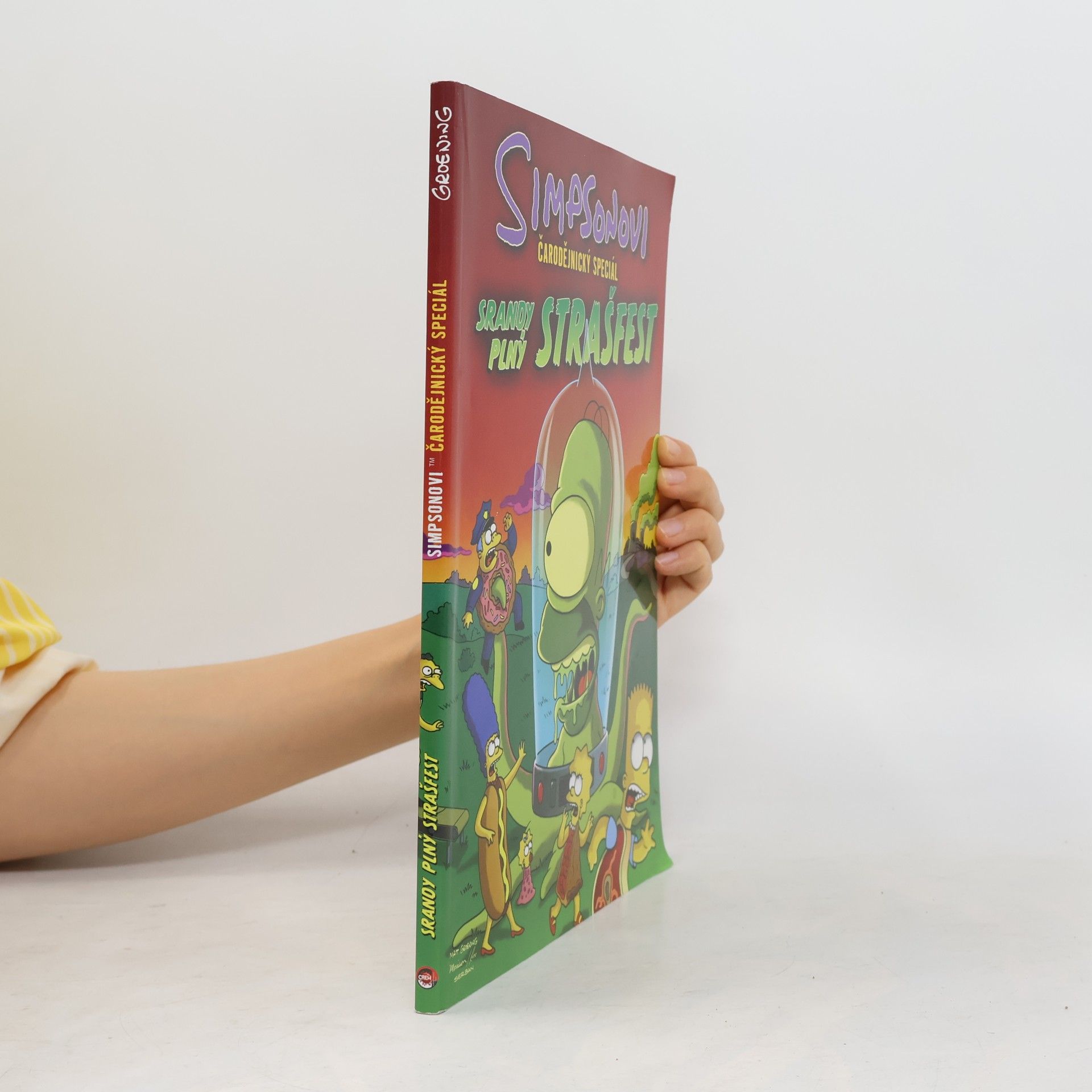 Matt Groening Simpsonovi : čarodějnický speciál. Srandy plný strašfest