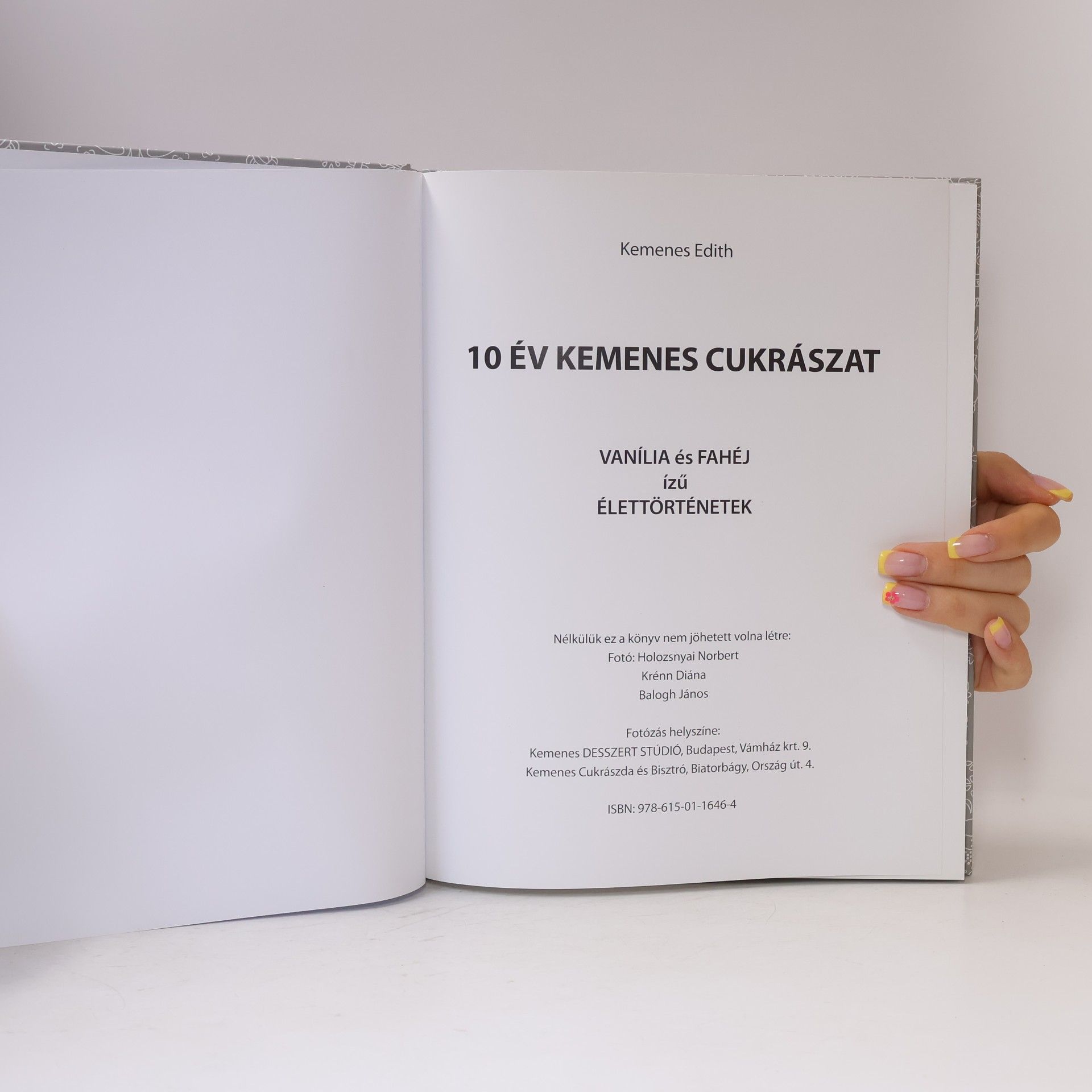 Kemenes Edith Vanília és fahéj ízű élettörténetek