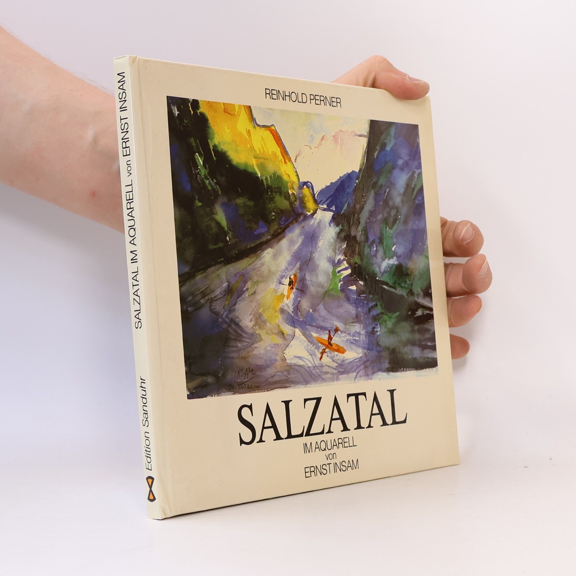 Reinhold Perner Das Salzatal im Aquarell