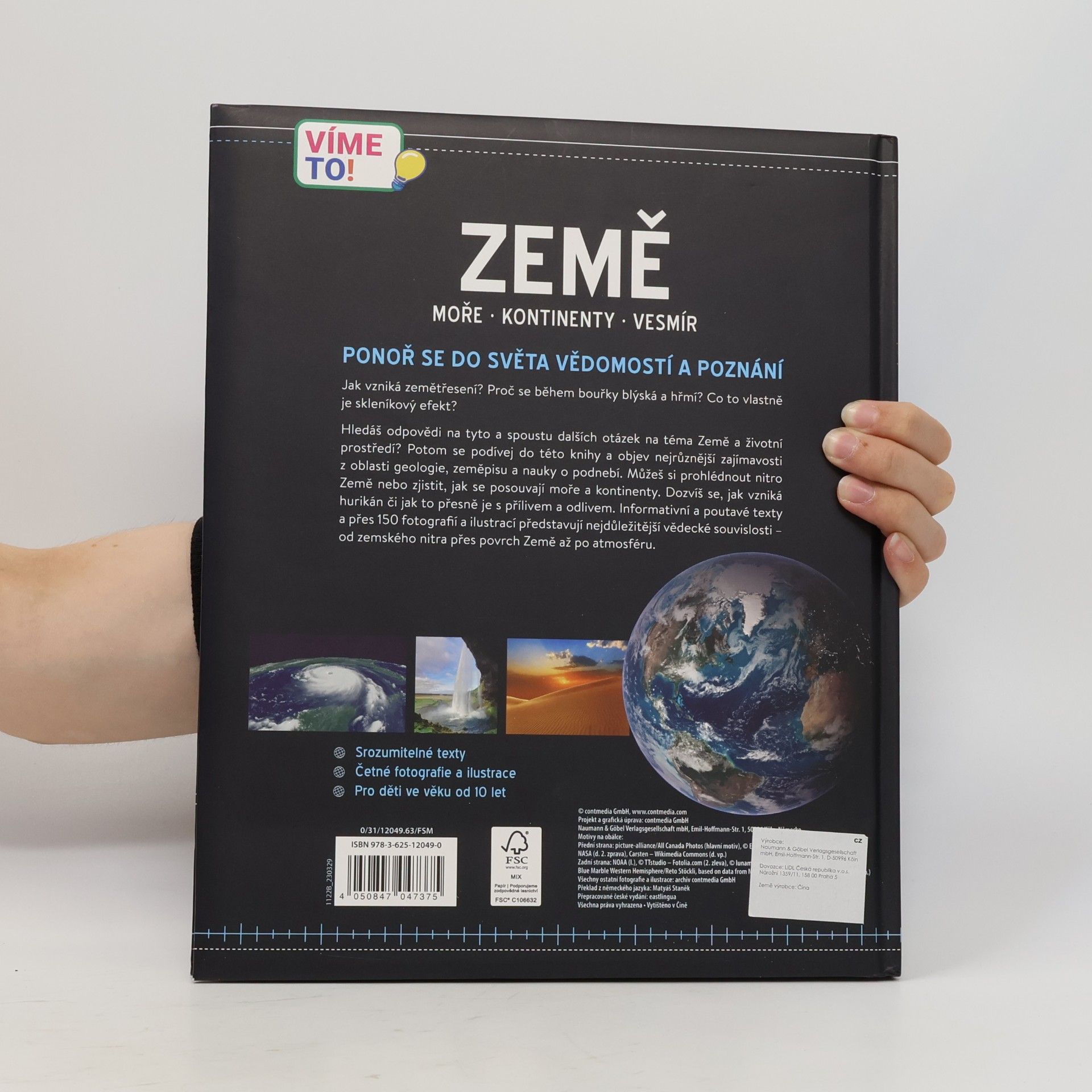 Autorenkollektiv Země. Moře, kontinenty, vesmír