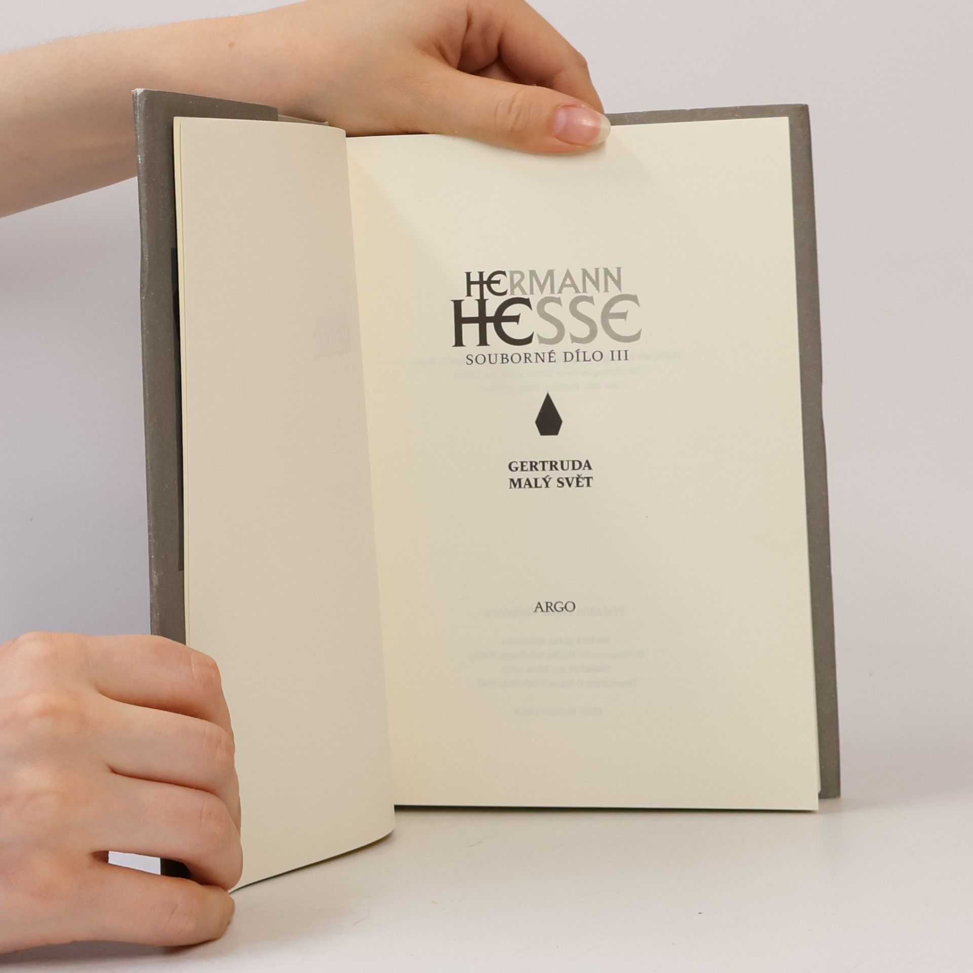 Hermann Hesse Hermann Hesse. Souborné dílo III