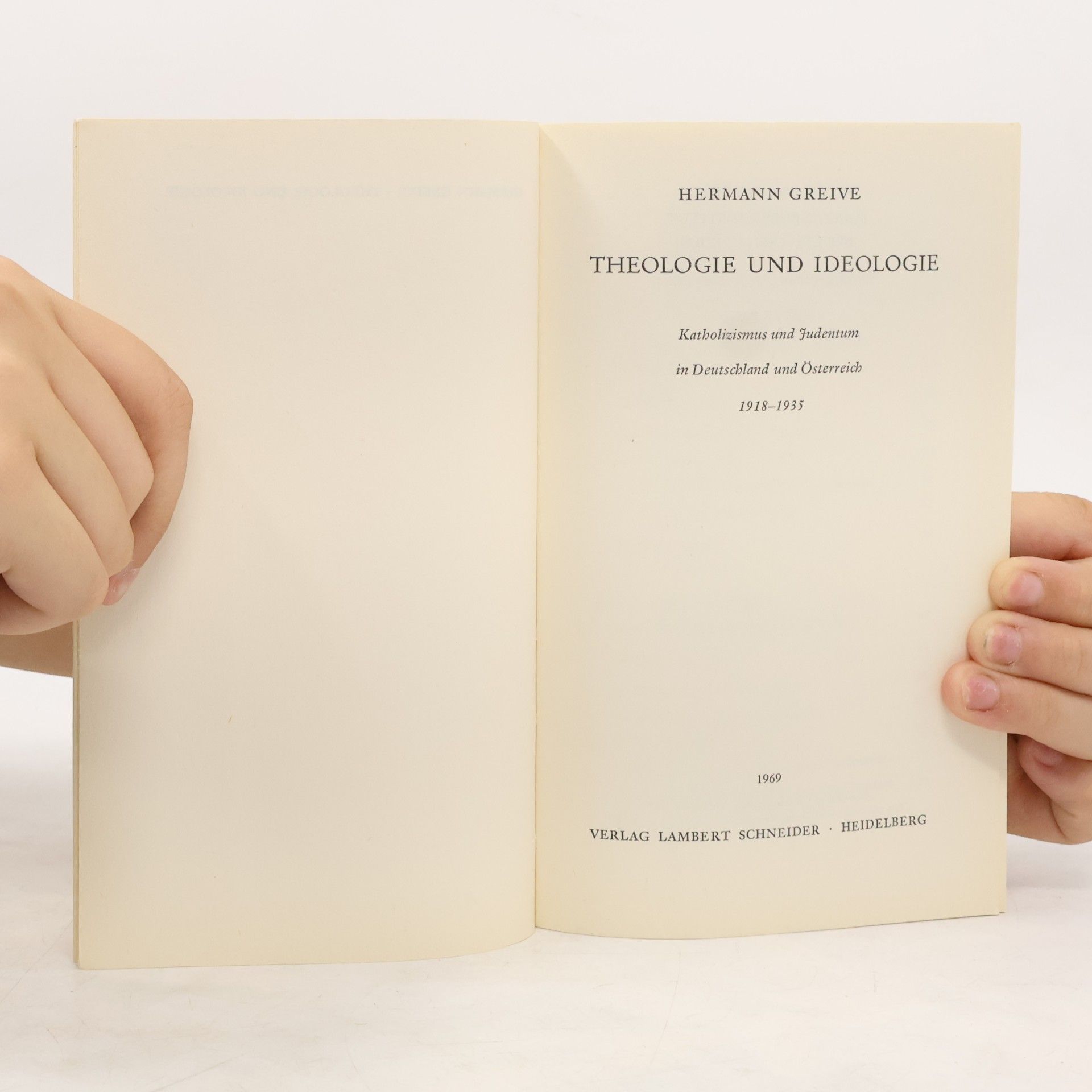 Hermann Grieve Theologie und Ideologie