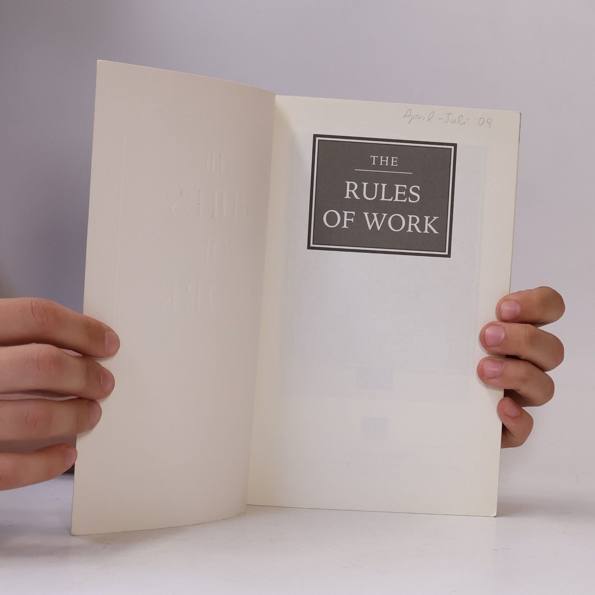 Richard Templar The Rules of Work