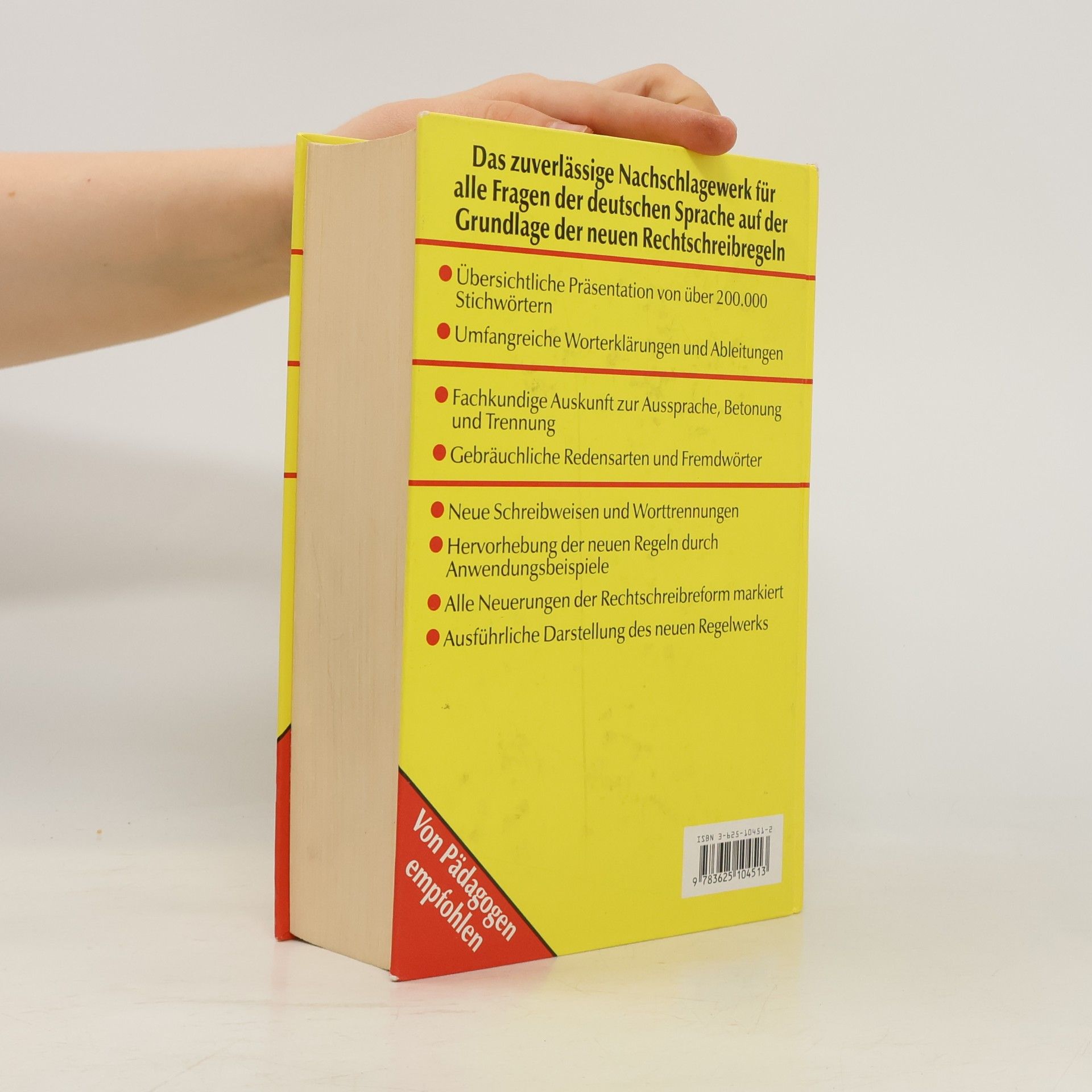 Friedemann Bedürftig Die aktuelle deutsche Rechtschreibung von A-Z : ein umfassendes Nachschlagewerk des deutschen und eingedeutschten Sprachschatzes : entspricht in vollem Unfang den neuen amtlichen Rechtschreibregeln und dem gegenwärtigen Schulgebrauch