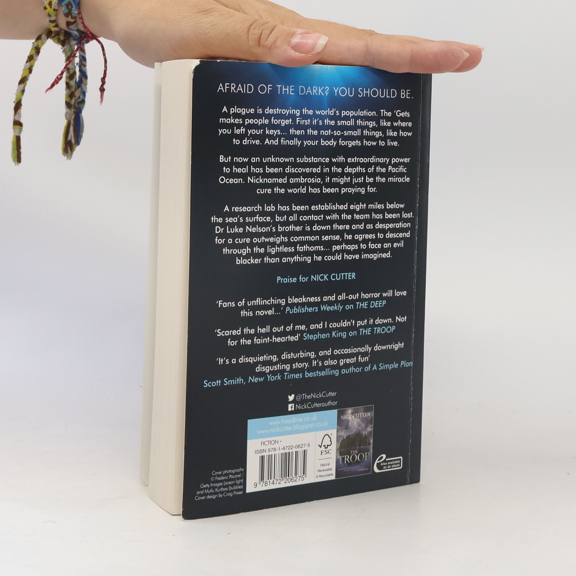 Nick Cutter The Deep. Die Tiefe, englische Ausgabe