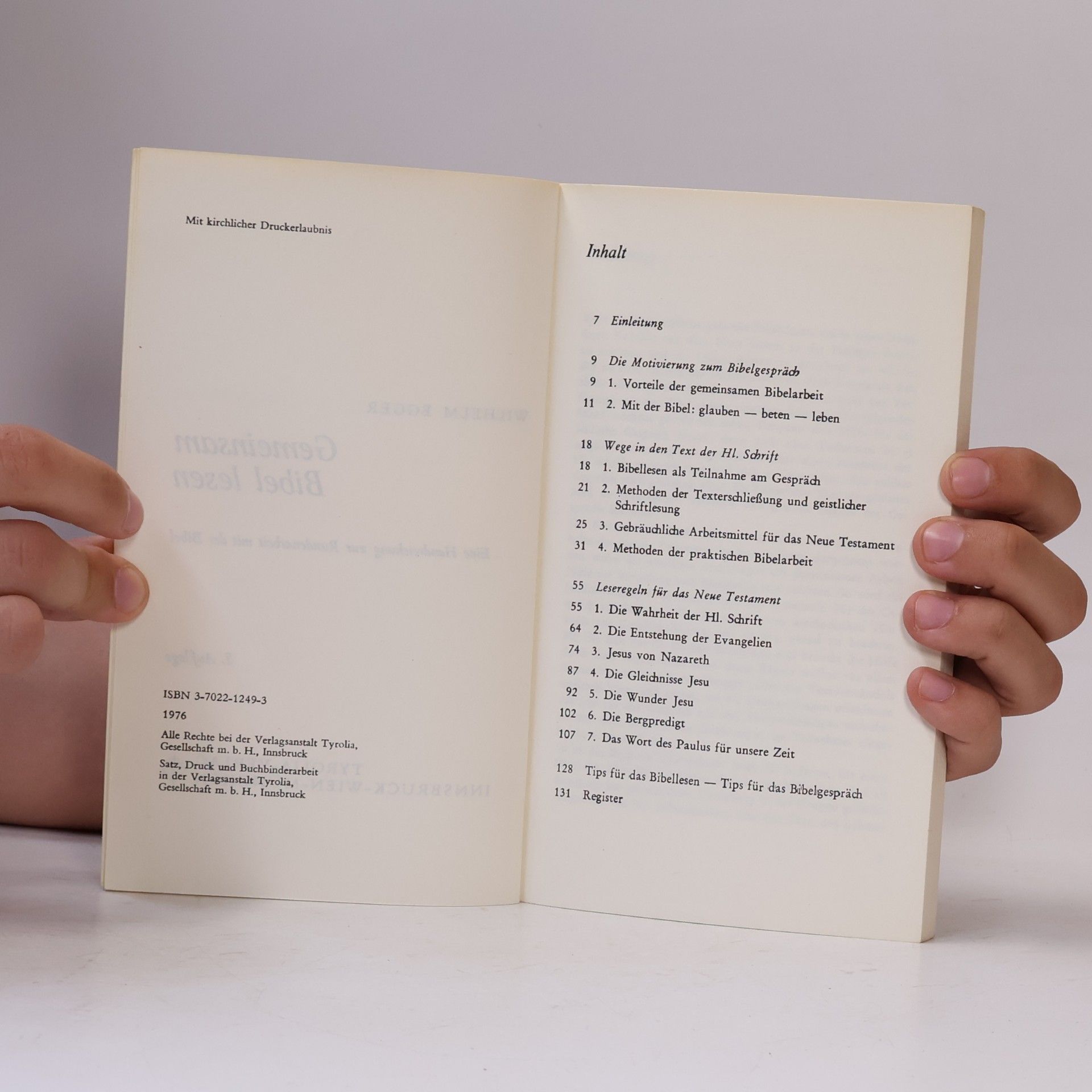 Wilhelm Egger Gemeinsam Bibel lesen