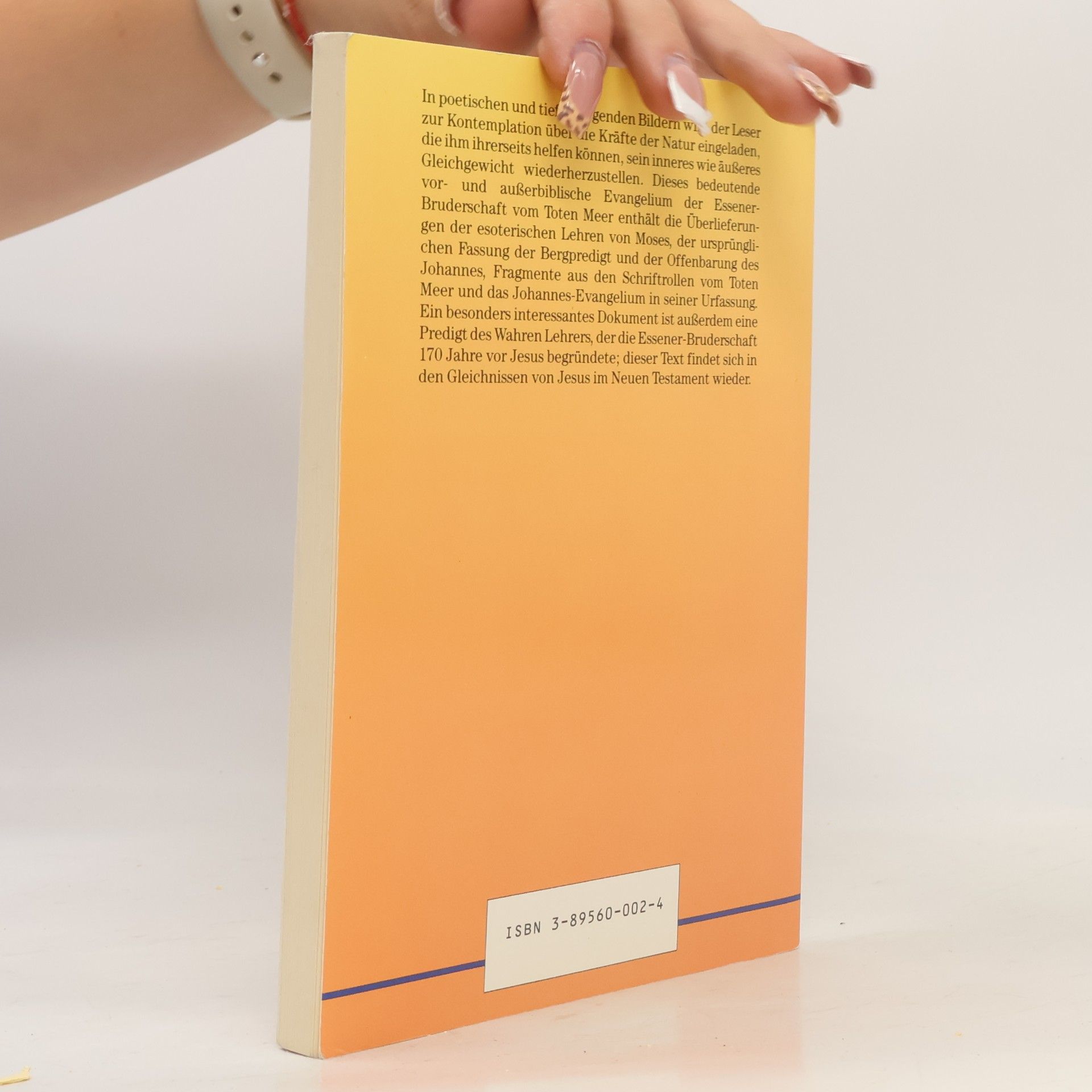 Dr. E. Bordeaux Székely Schriften der Essener - 2: Die unbekannten Schriften der Essener