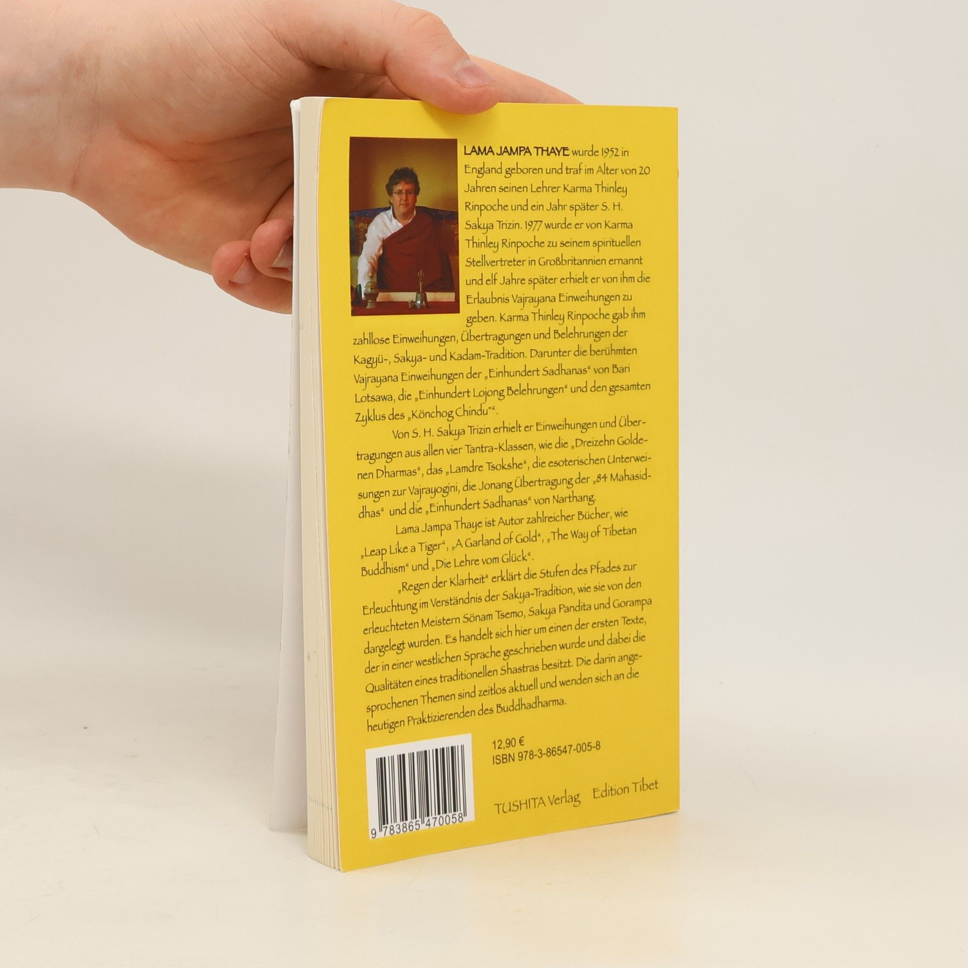 Lama Jampa Thaye Regen der Klarheit