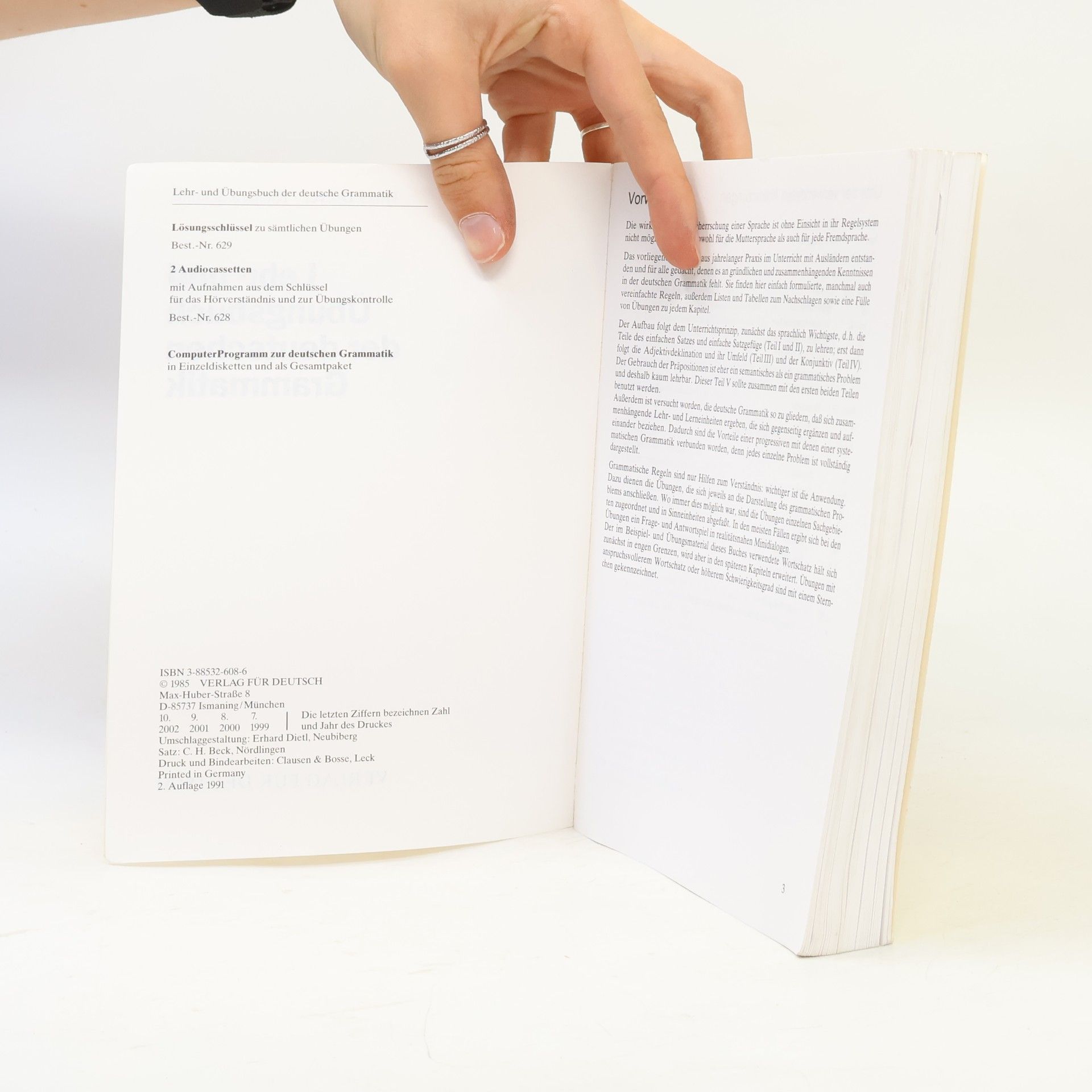 H Dreyer Lehr- und Übungsbuch der deutschen Grammatik, Lehr- und Übungsbuch