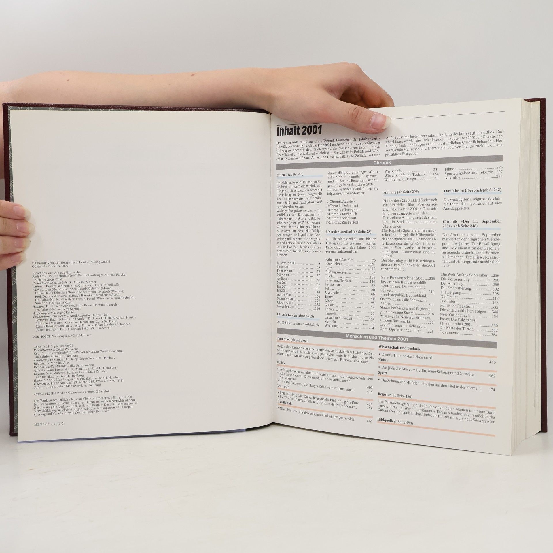 Various authors Chronik. Bibliothek des Jahrhunderts 2001