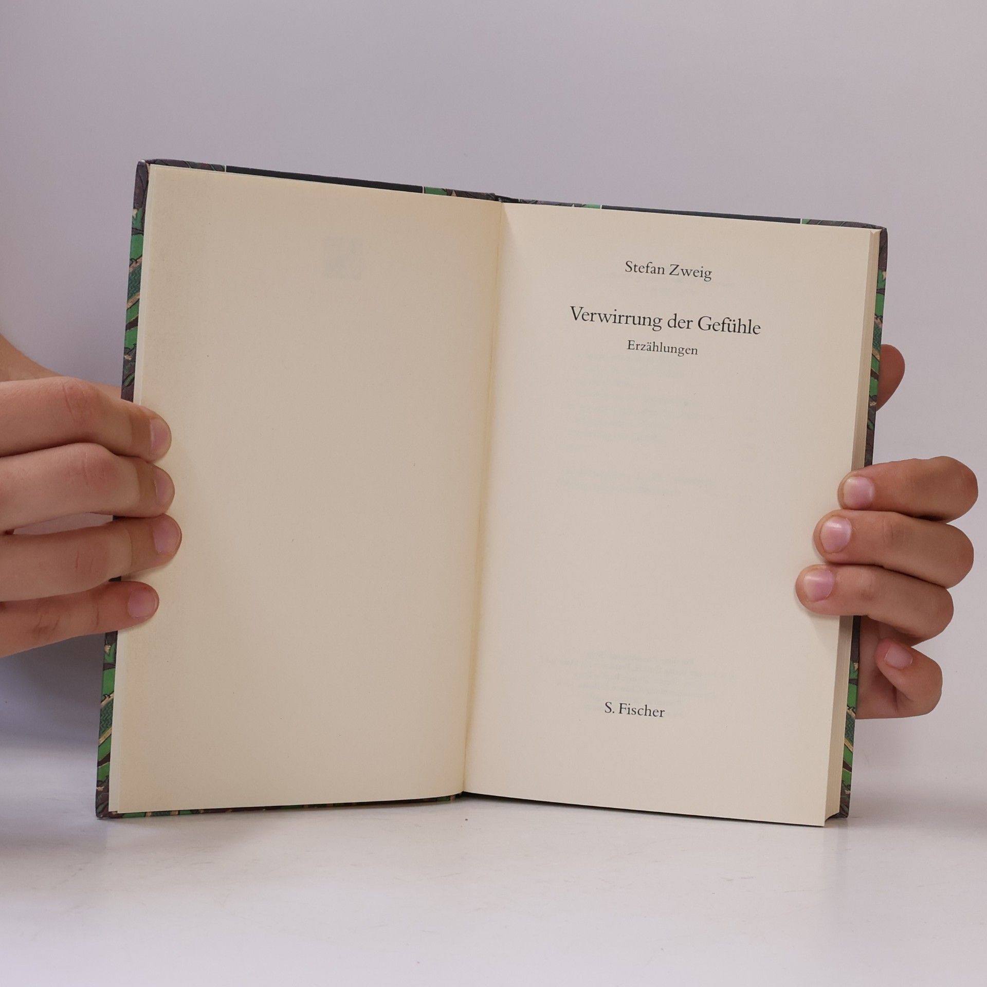 Stefan Zweig Verwirrung der Gefühle