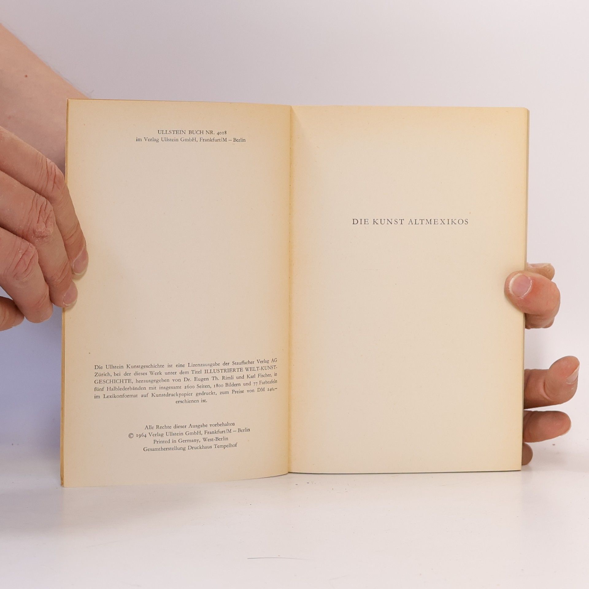 Autorenkollektiv Ullstein Kunstgeschichte. Altamerika und iberoamerikanische Kolonialkunst. Band 18
