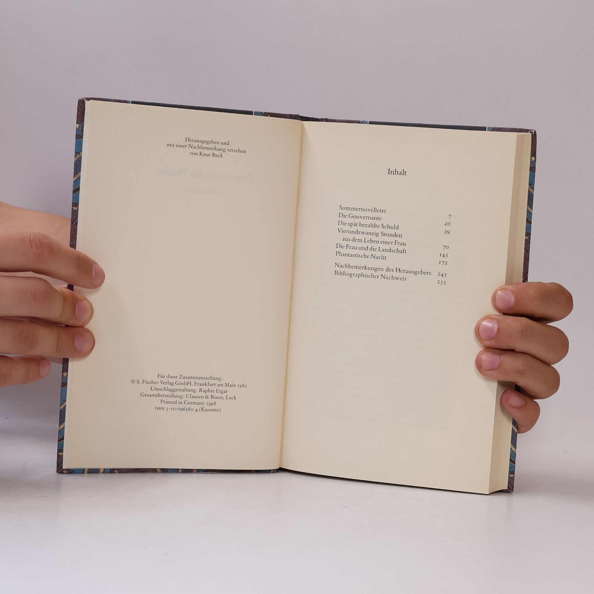 Stefan Zweig Phantastische Nacht