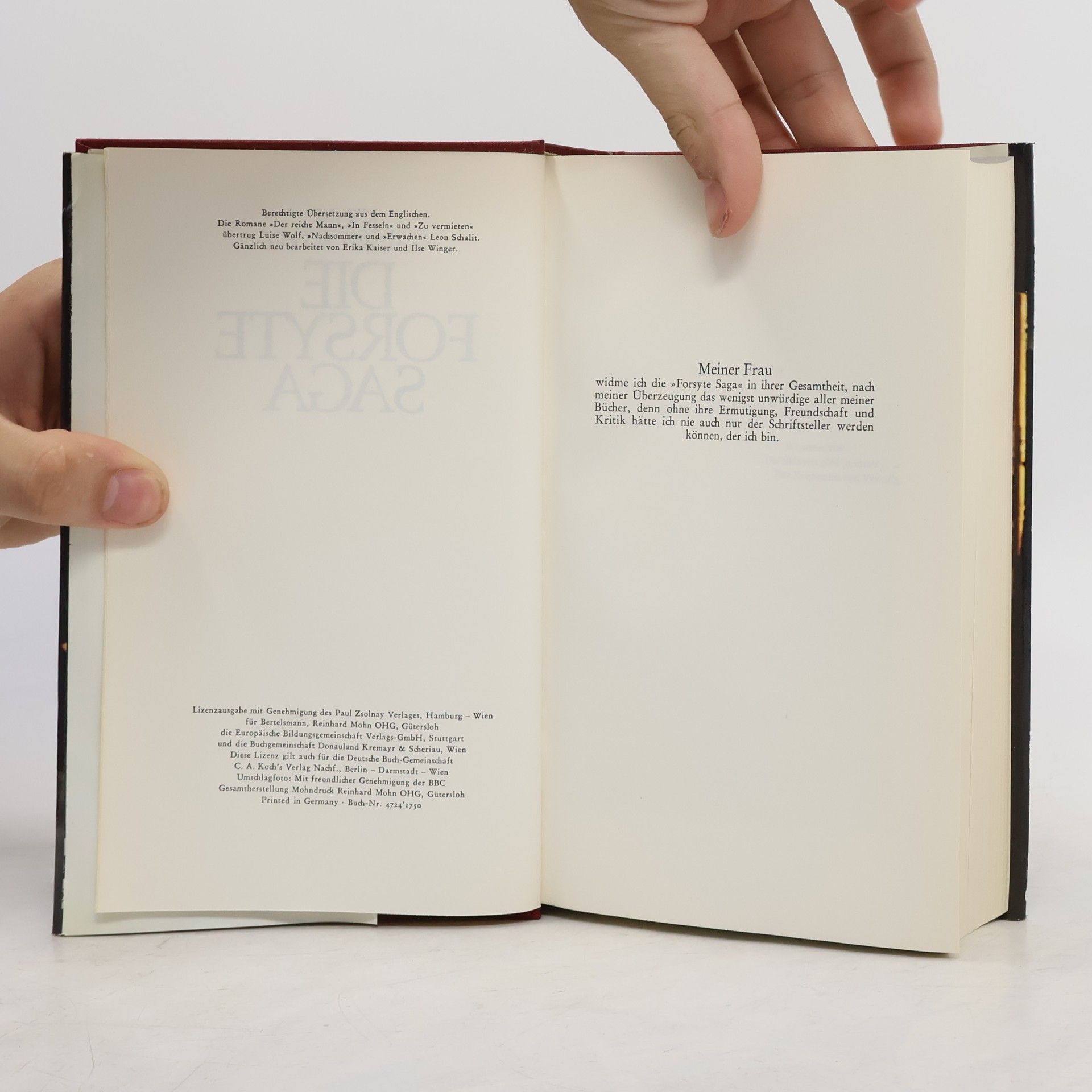 John Galsworthy Die Forsyte Saga