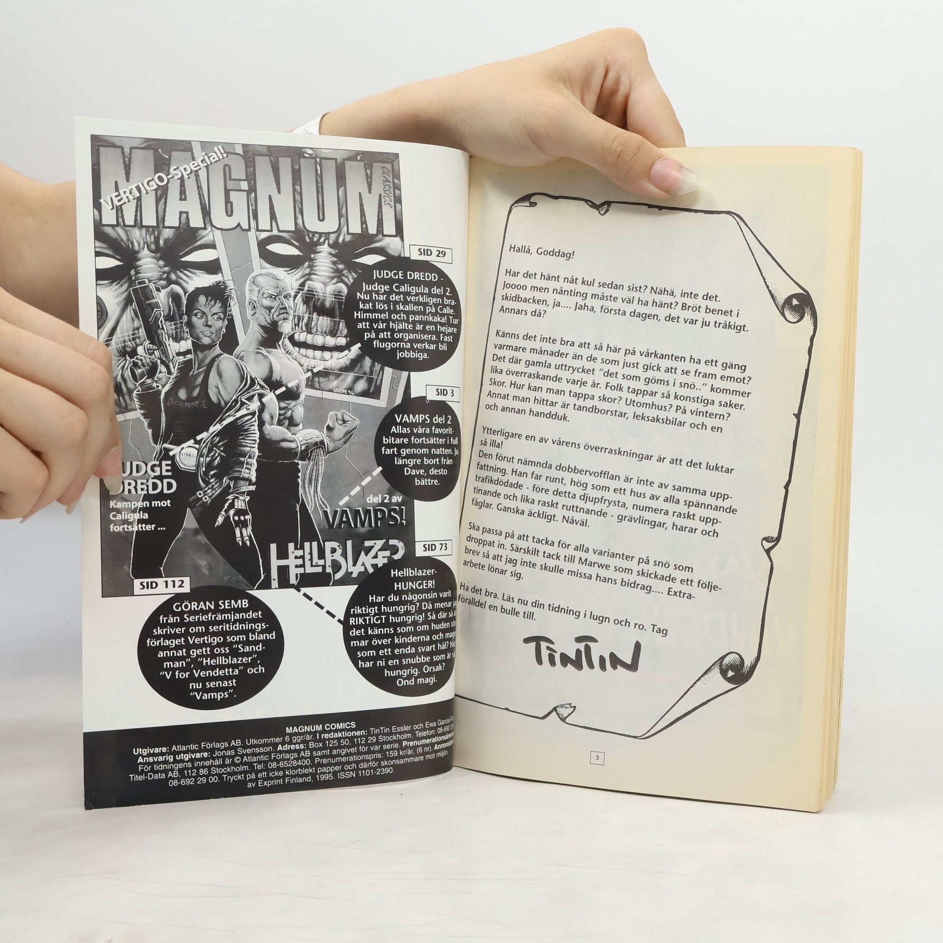 Auteurscollectief Magnum 2/1995. Vertigo Special