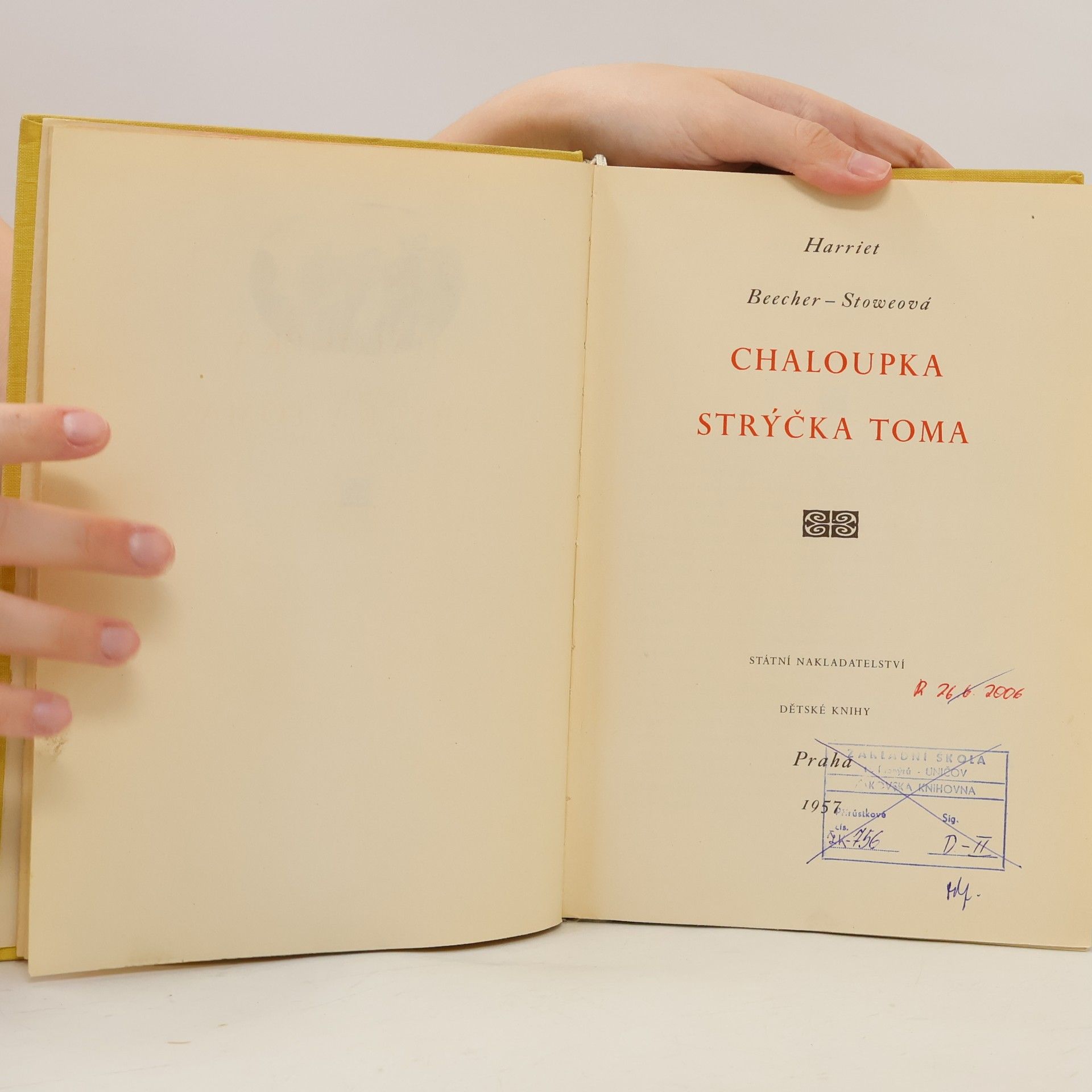 Harriet Beecher Stowe Chaloupka strýčka Toma