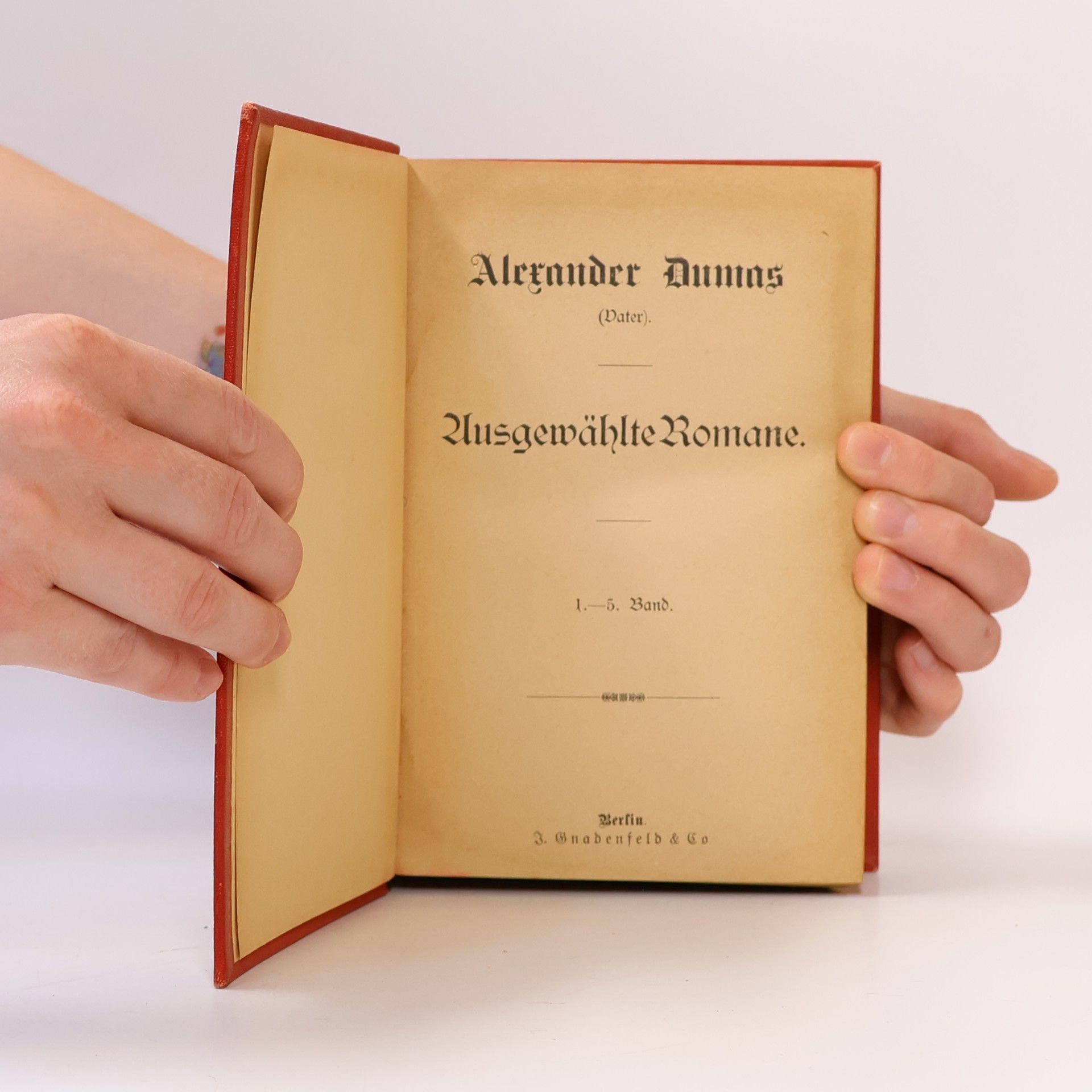 Alexandre Dumas der Ältere Ausgewählte Romane 1.-5. Band