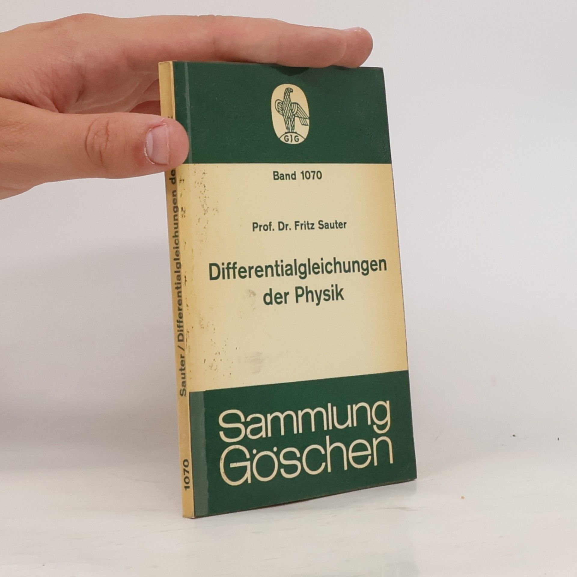Fritz Sauter Differentialgleichungen der Physik