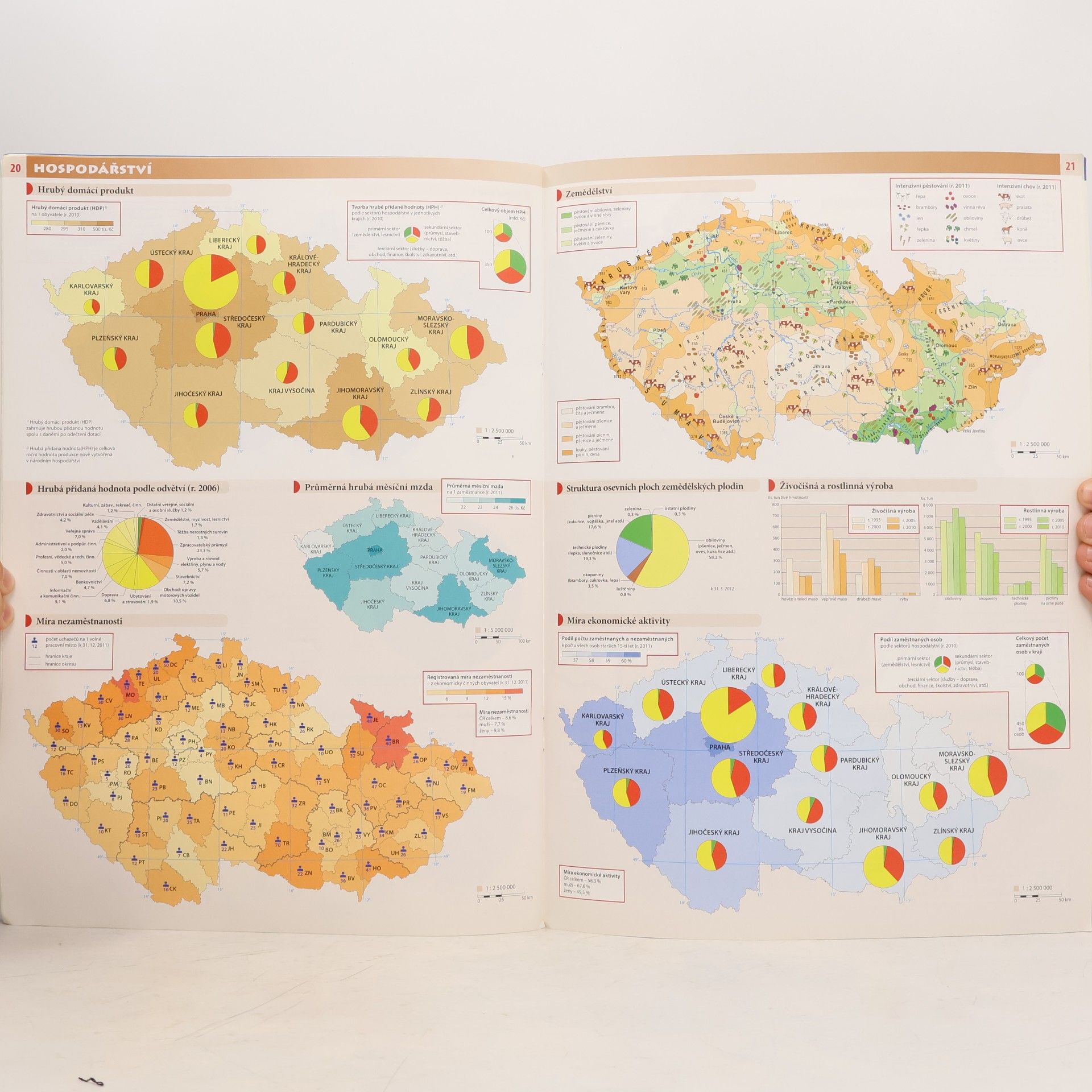 Autorenkollektiv Česká republika školní atlas pro základní školy a víceletá gymnázia