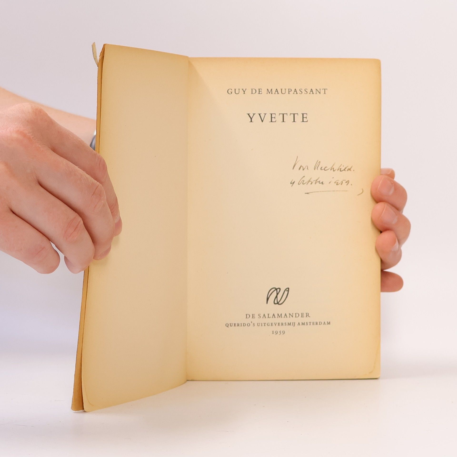 Guy de Maupassant Yvette