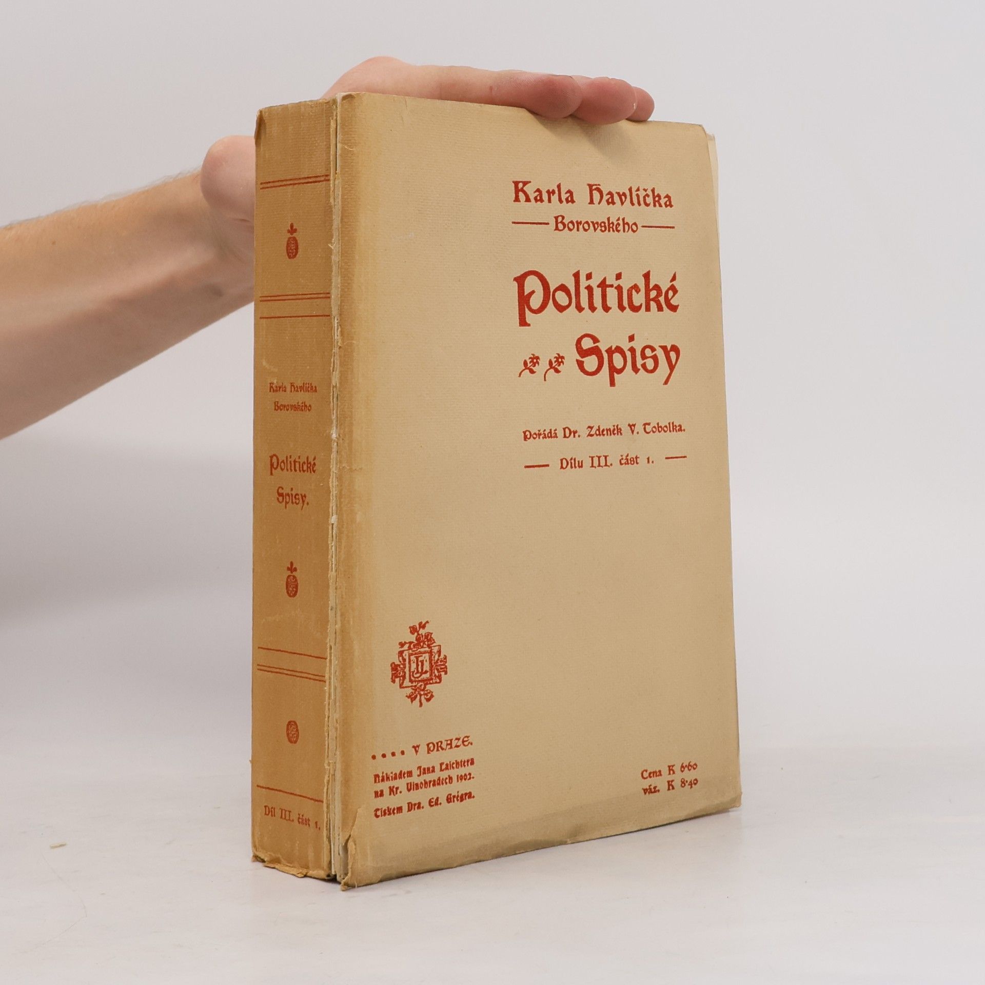 Karel Havlíček Borovský Politické spisy