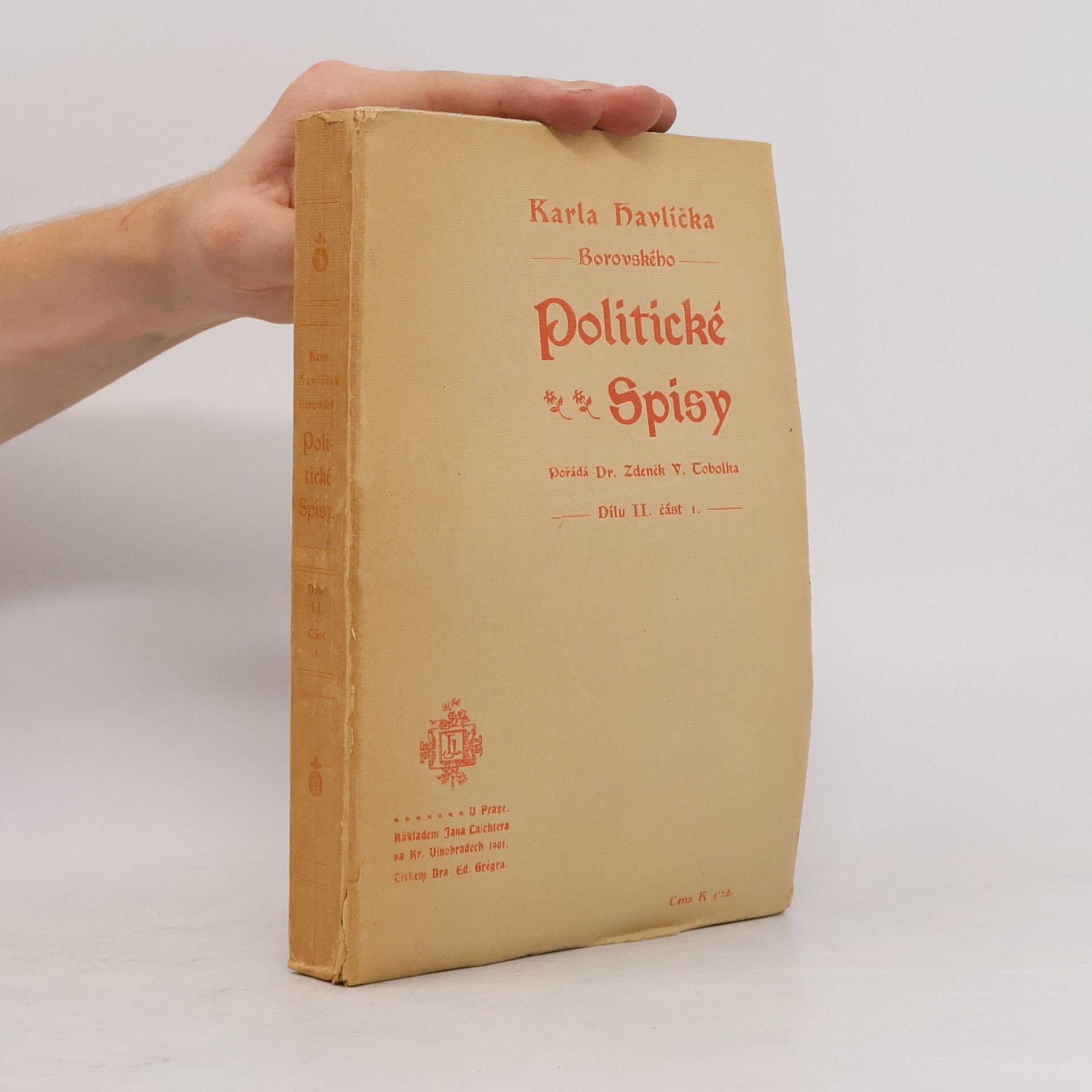 Karel Havlíček Borovský Politické spisy II. Část 1