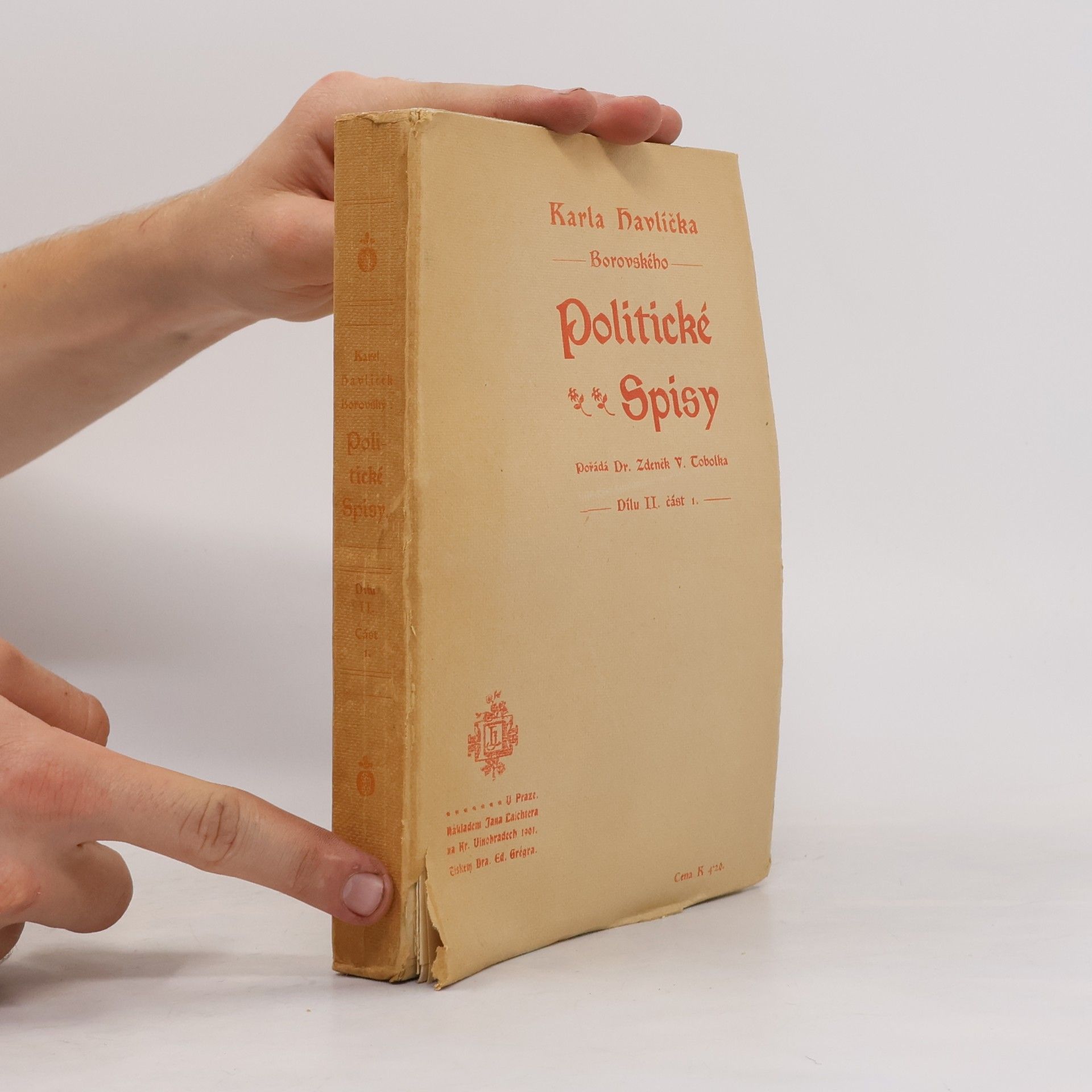 Karel Havlíček Borovský Politické spisy II. Část 1