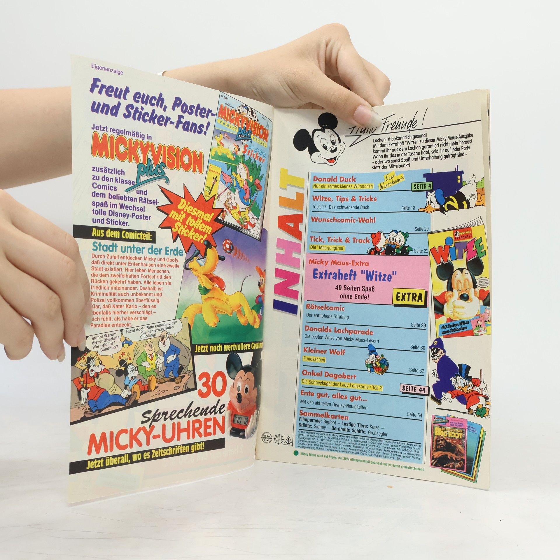Autores varios Micky Maus 51/1992