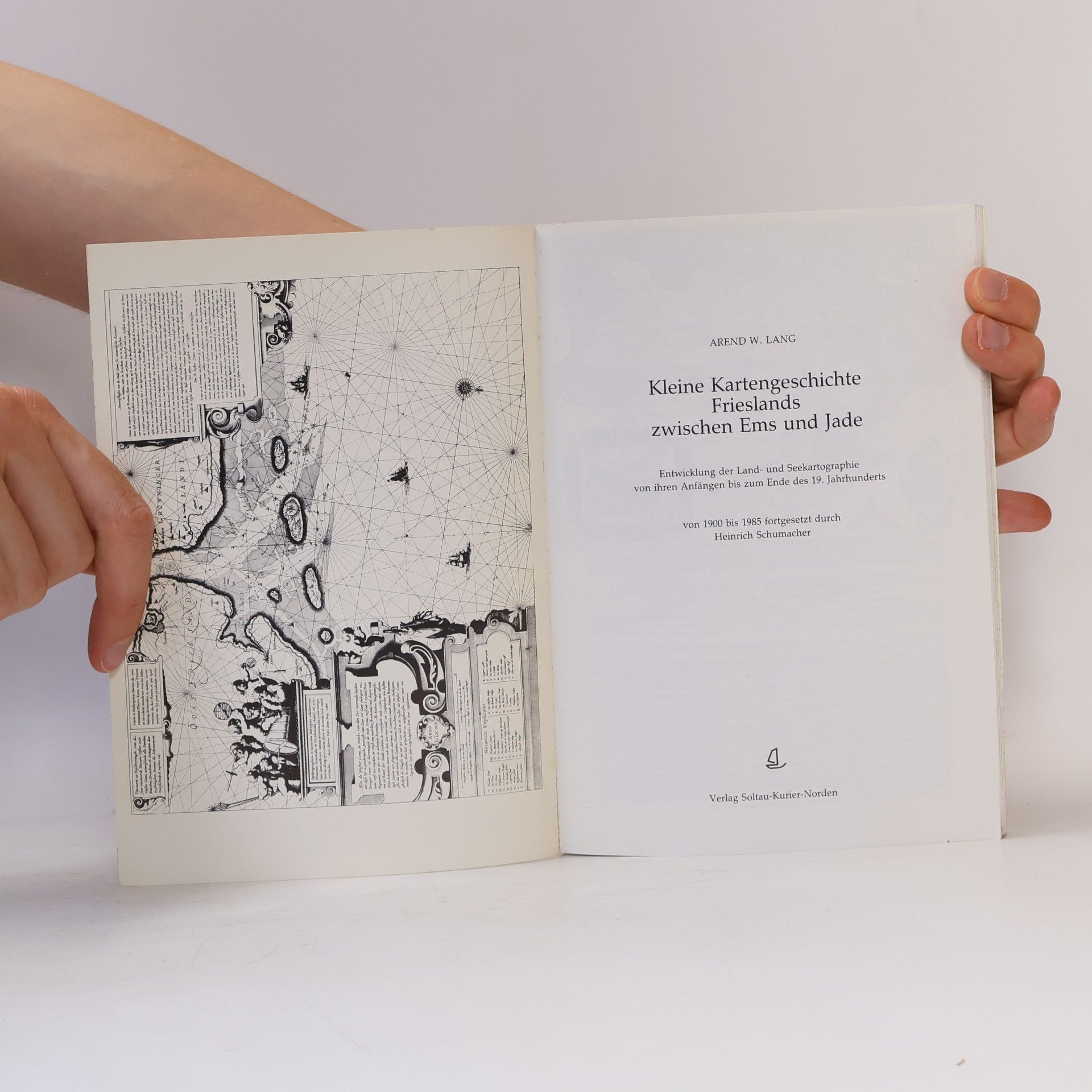 Arend W. Lang Kleine Kartengeschichte Frieslands zwischen Ems und Jade