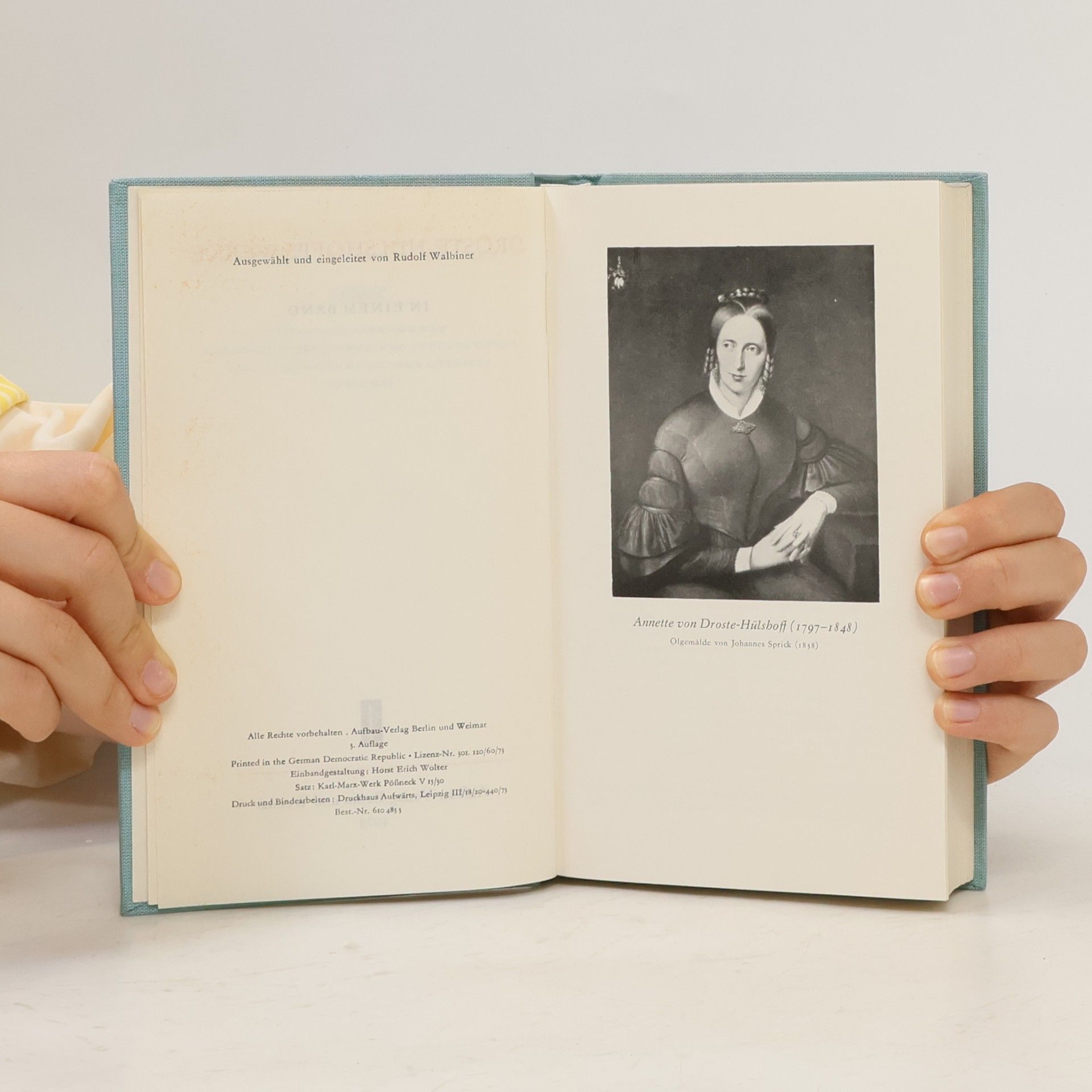 Annette von Droste-Hülshoff Droste-Hülshoffs Werke in einem Band
