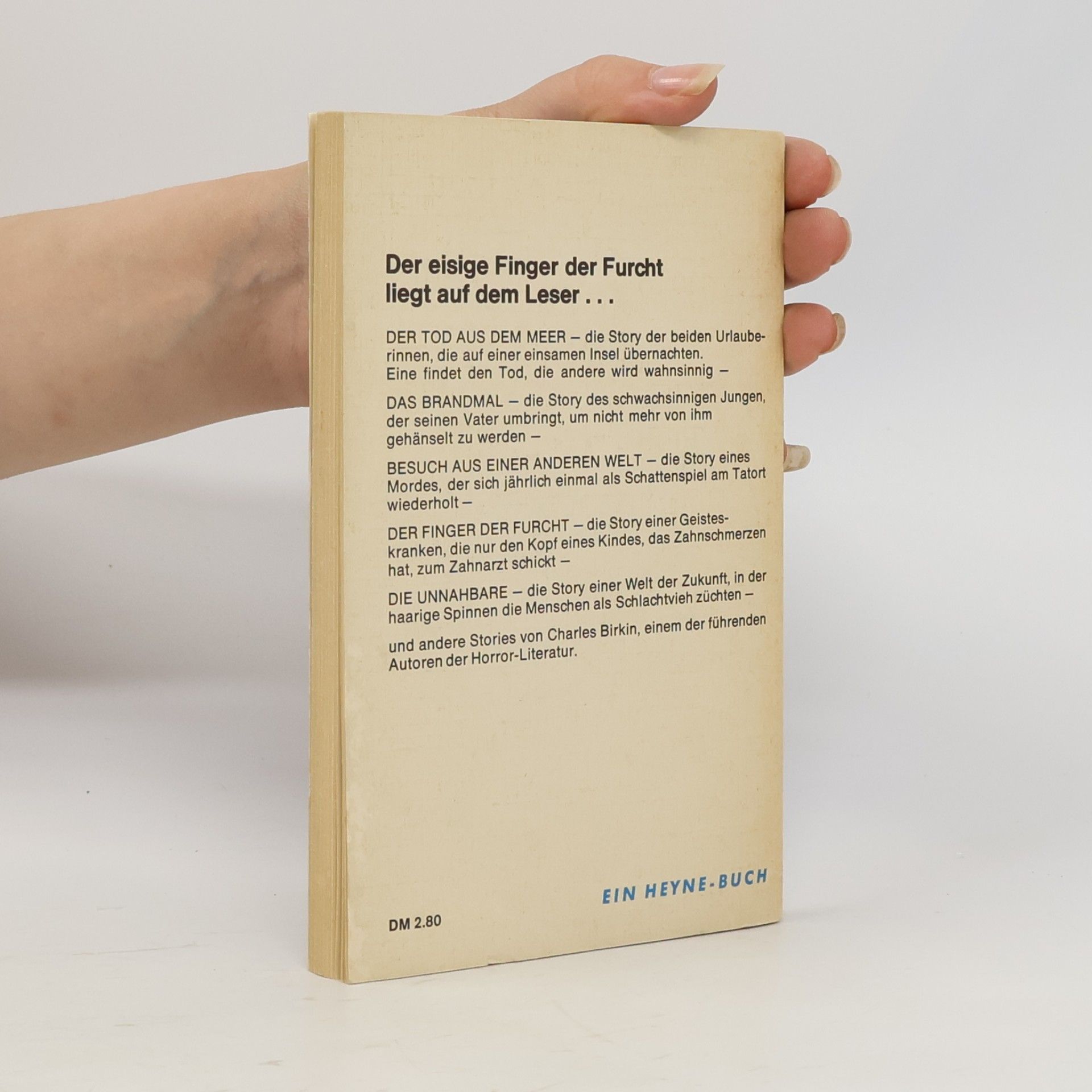 Charles Birkin Der Finger der Furcht