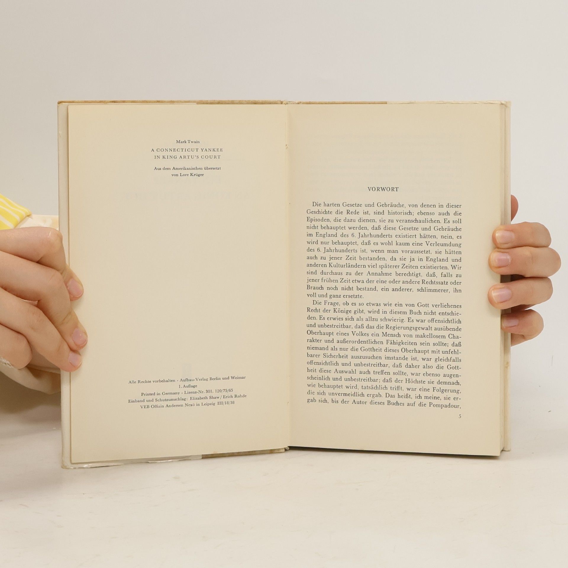 Mark Twain Ein Yankee an König Artus'Hof