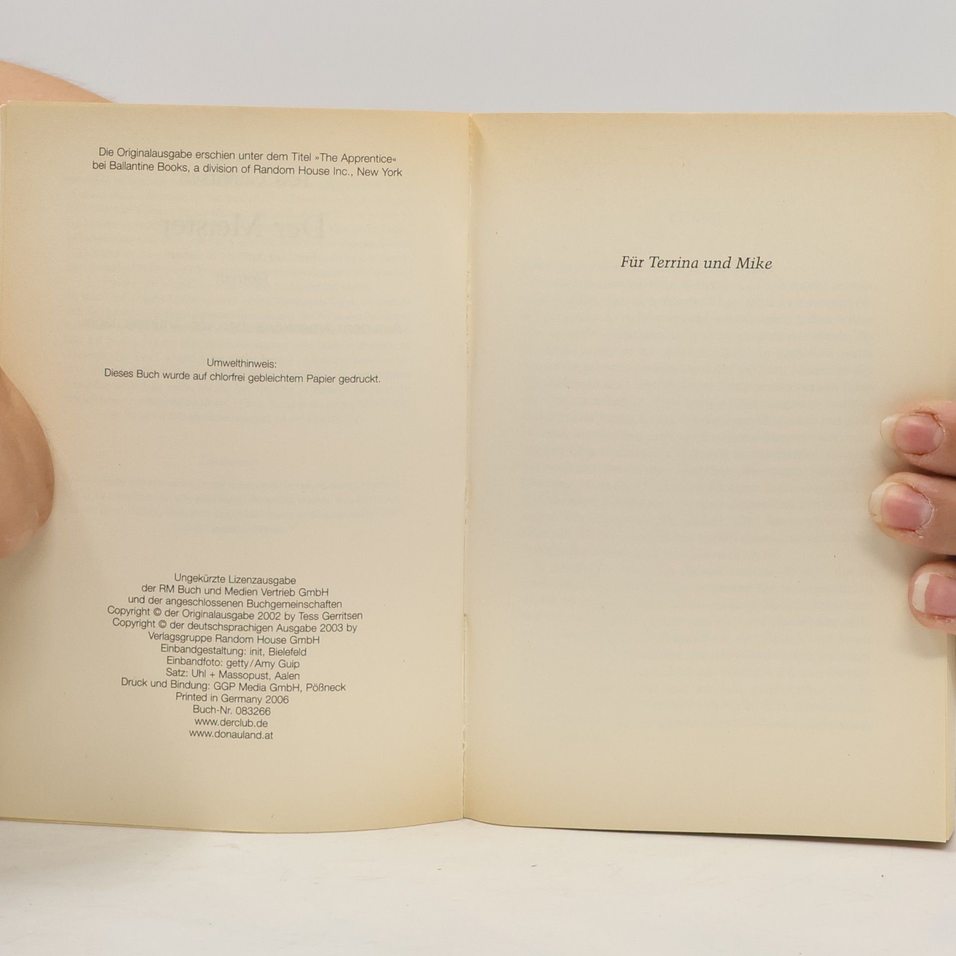 Tess Gerritsen Der Meister