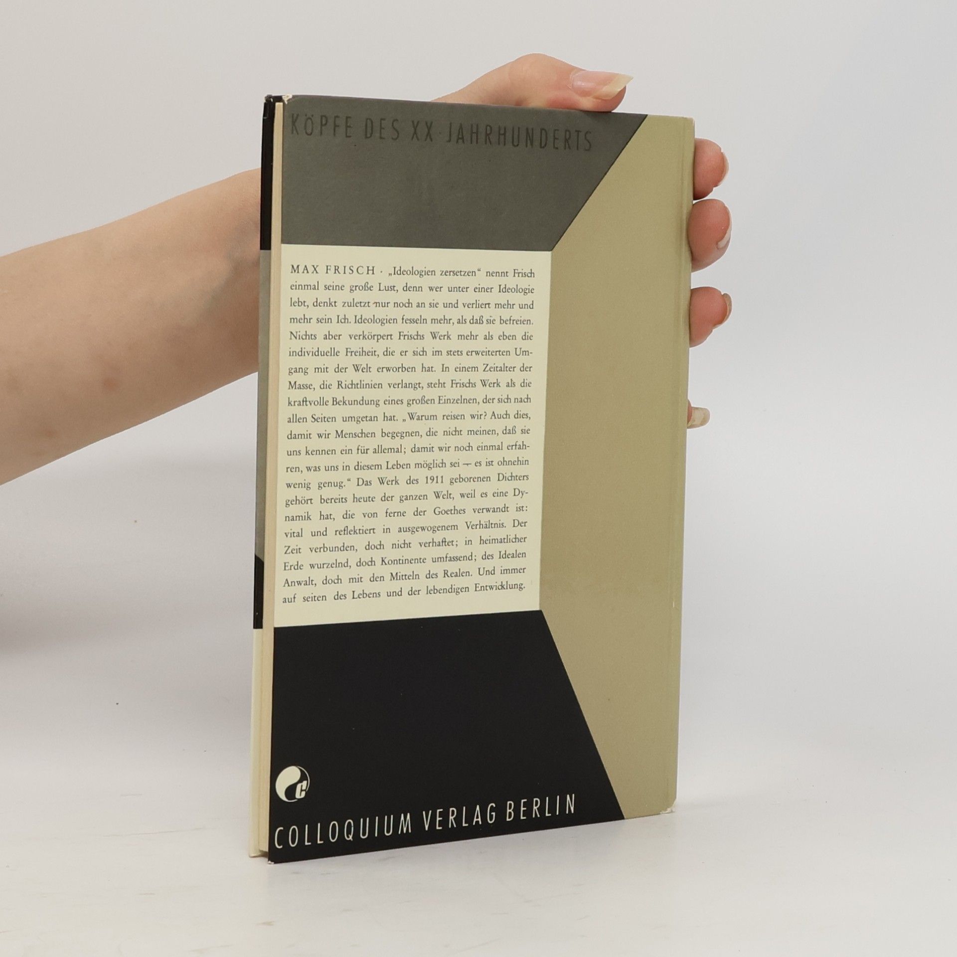 Carol Petersen Köpfe des XX. Jahrhunderts: Max Frisch