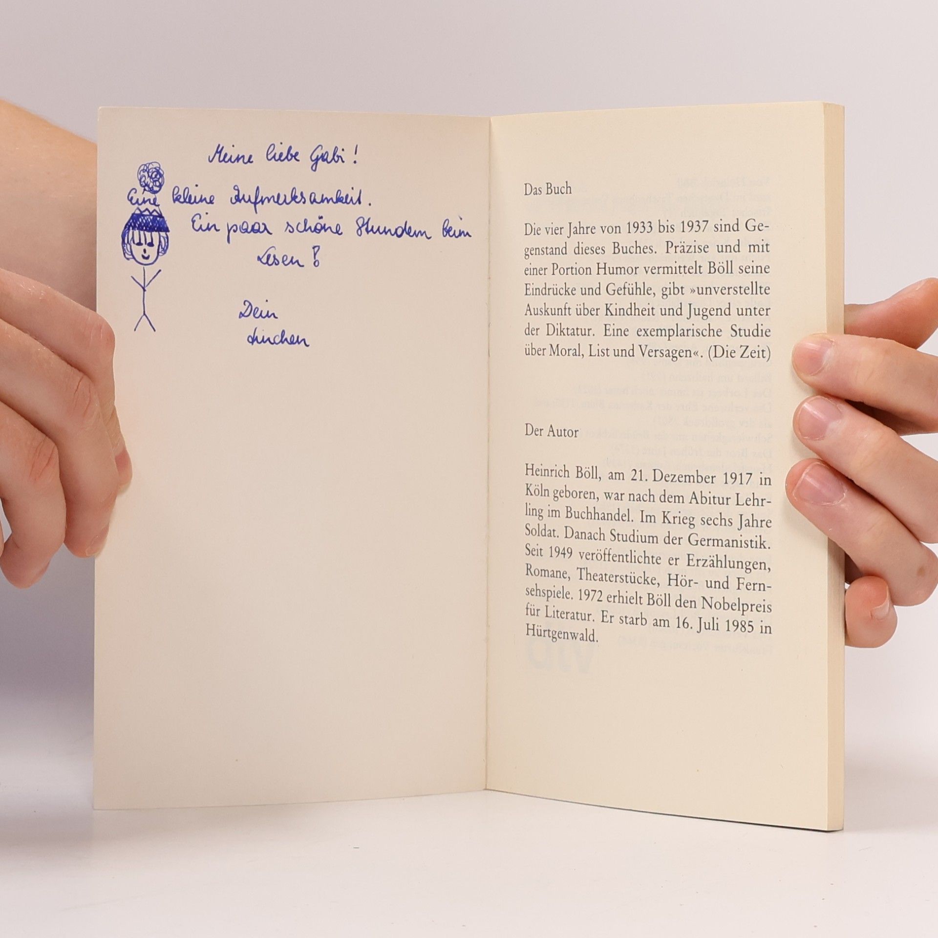 Heinrich Böll Was soll aus dem Jungen bloss werden? Oder: Irgendwas mit Büchern