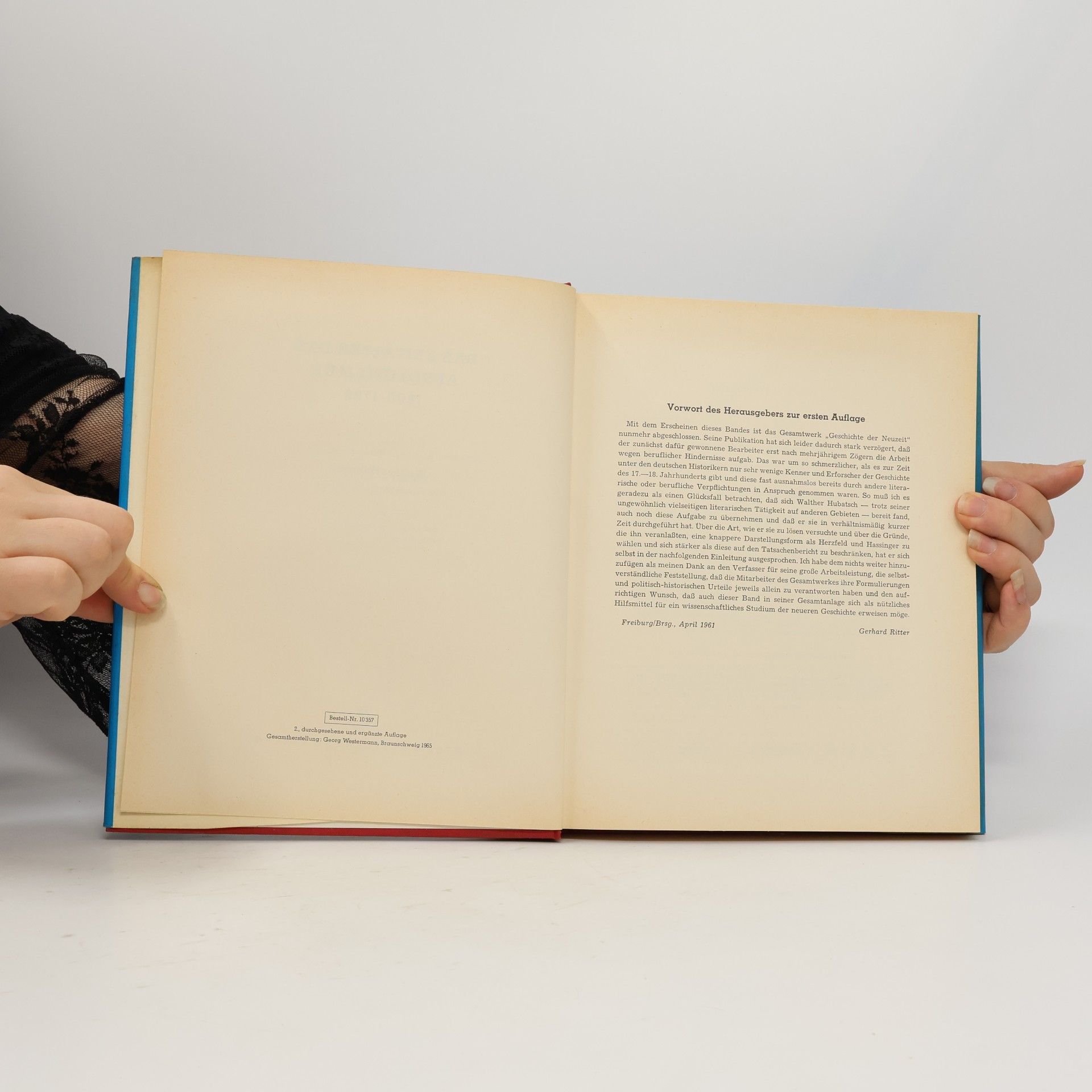Walther Hubatsch Das Zeitalter des Absolutismus 1600-1789