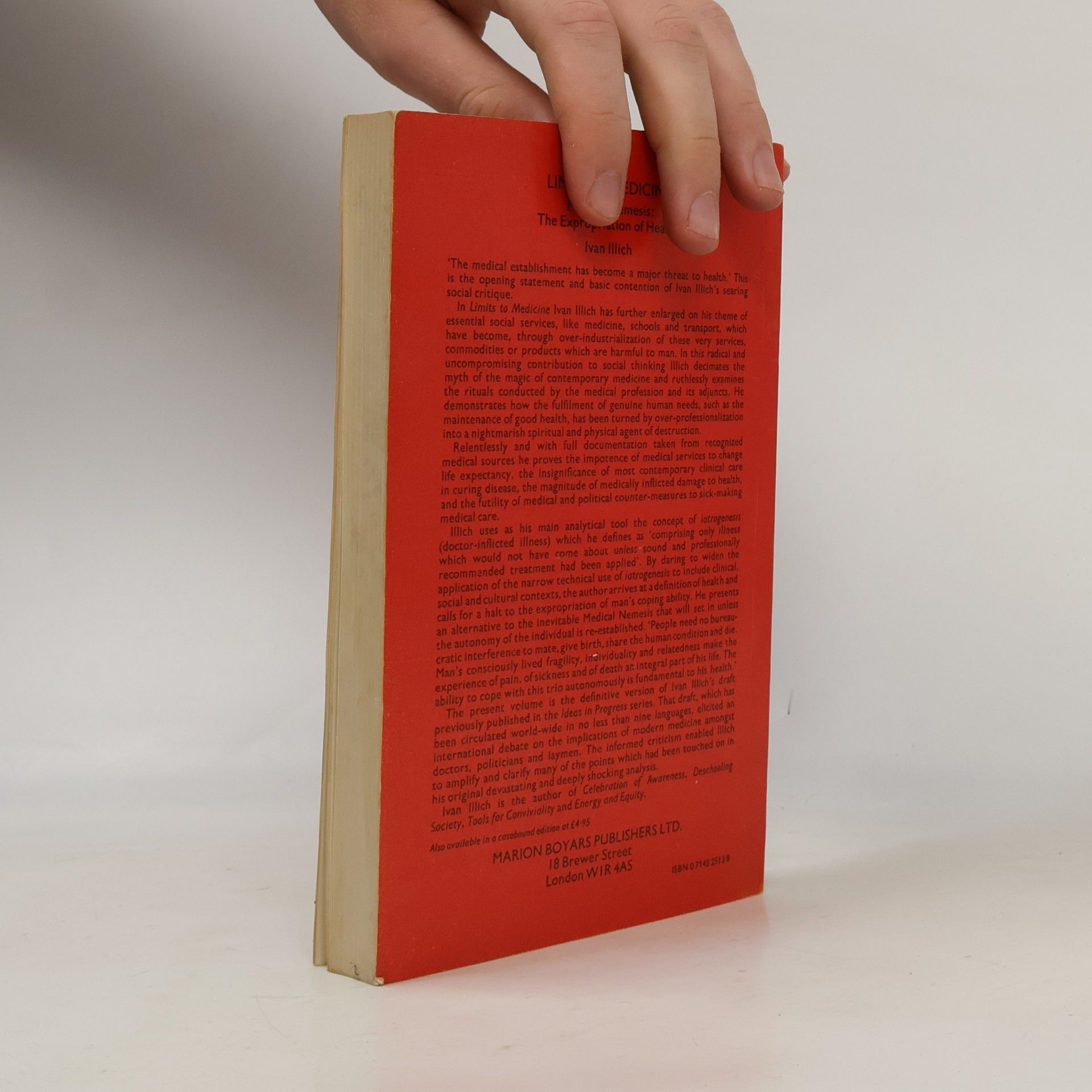 Ivan Illich Limits to Medicine