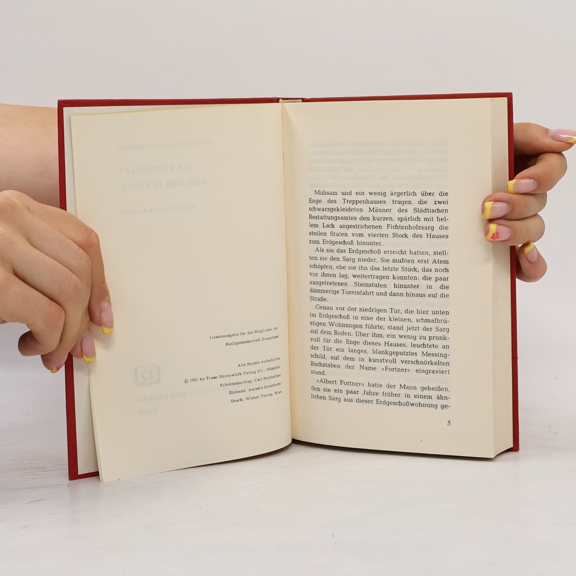 Carl Borro Schwerla Die Erbschaft aus dem IV. Stock