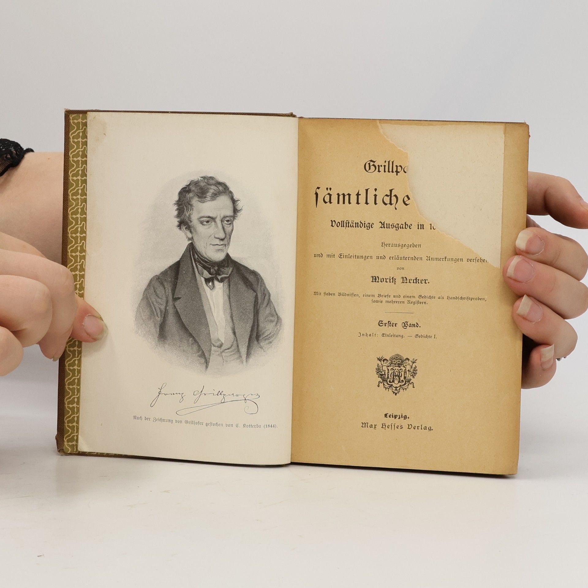 Franz Grillparzer Sämtliche Werke 1