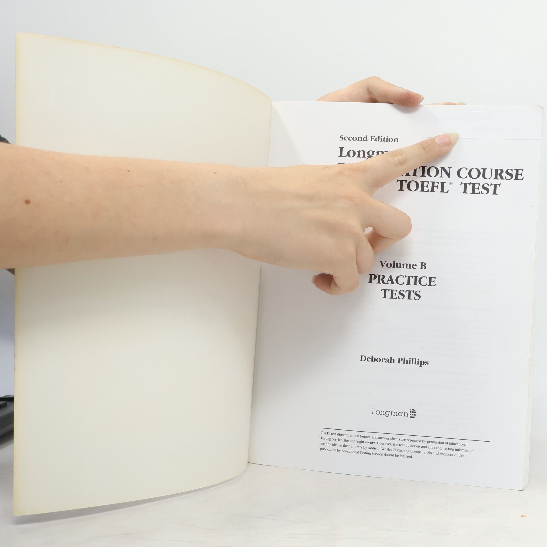 Deborah Phillips Longman Preparation Course for the TOEFL Test. Vol. B