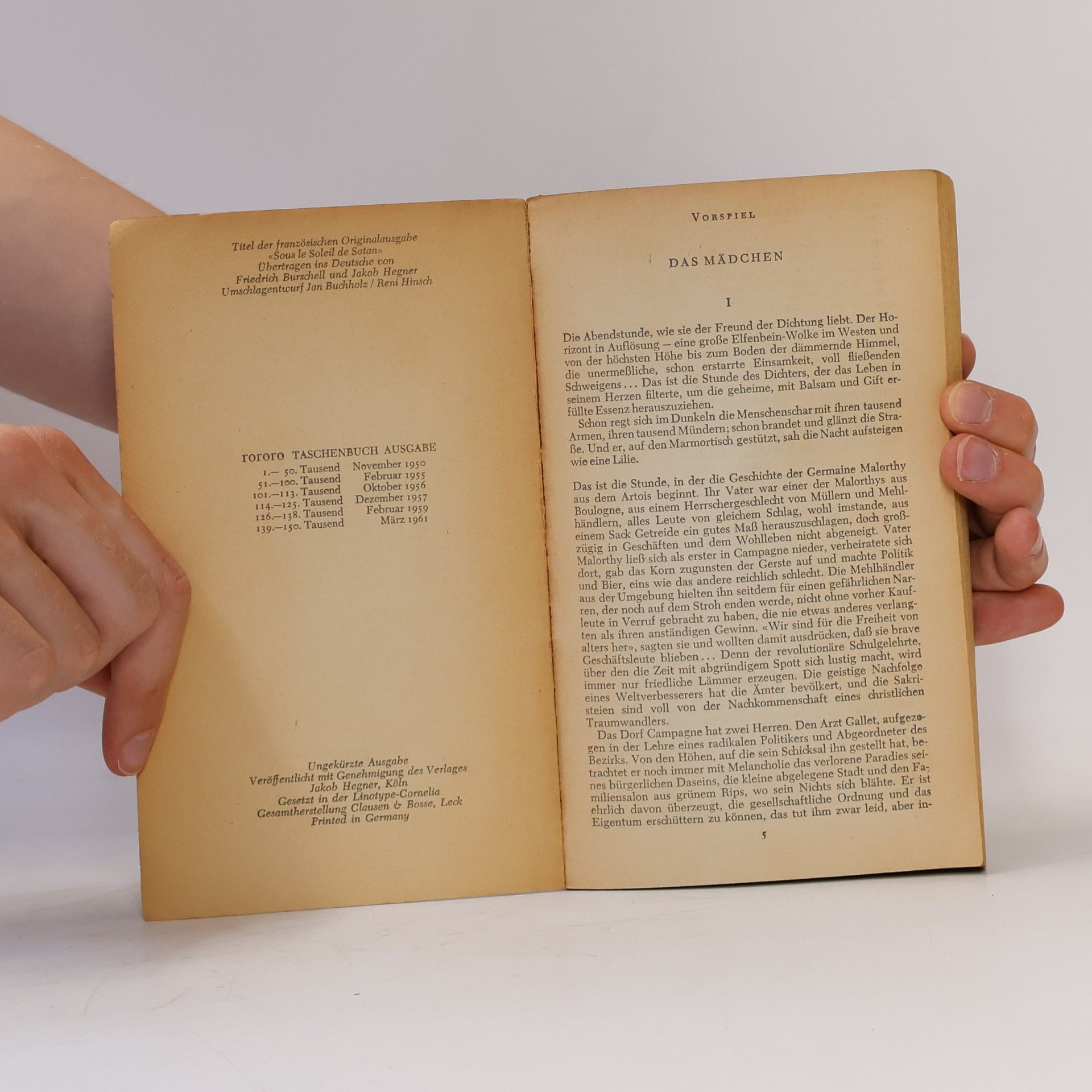 Georges Bernanos Die Sonne Satans