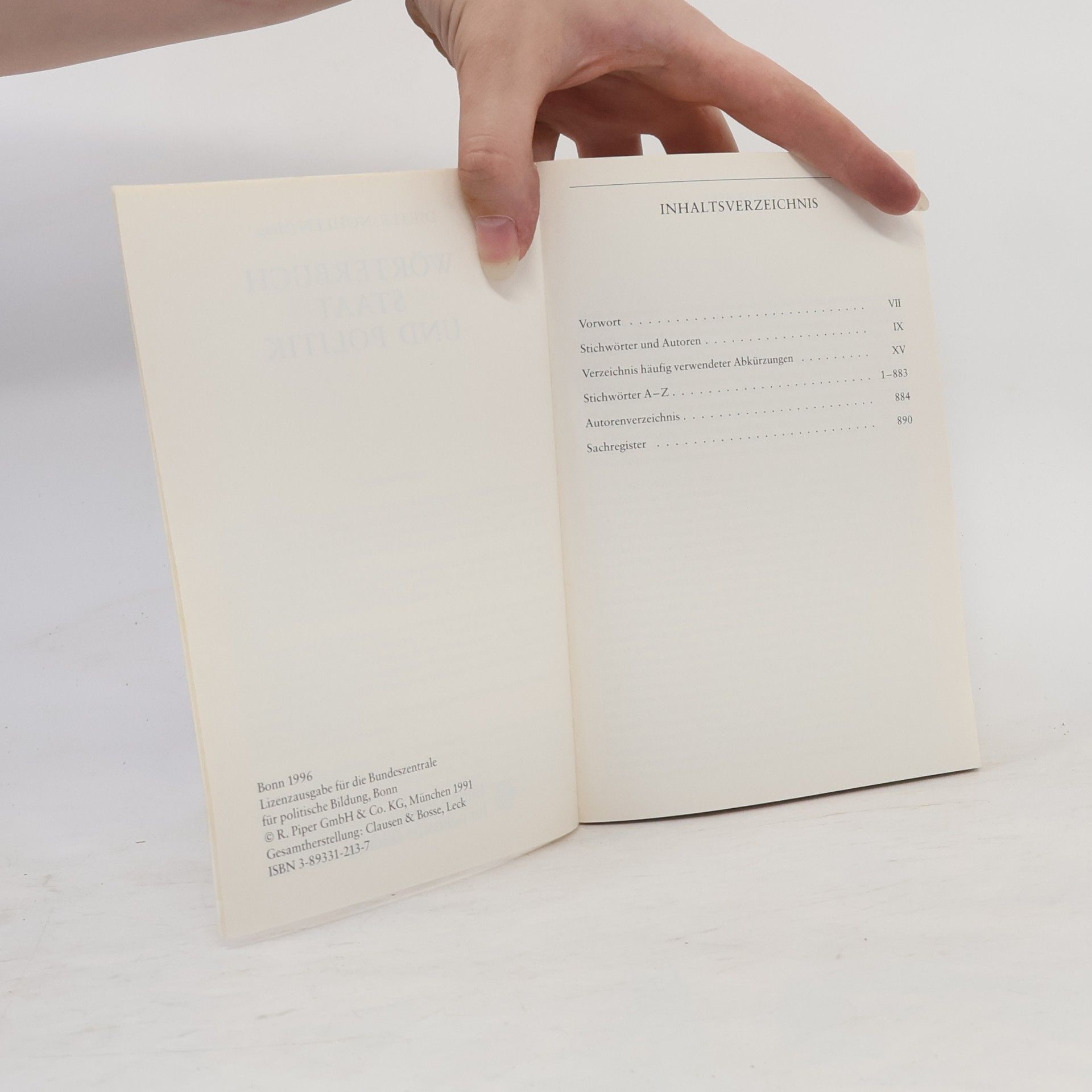 Dieter Nohlen Wörterbuch Staat und Politik