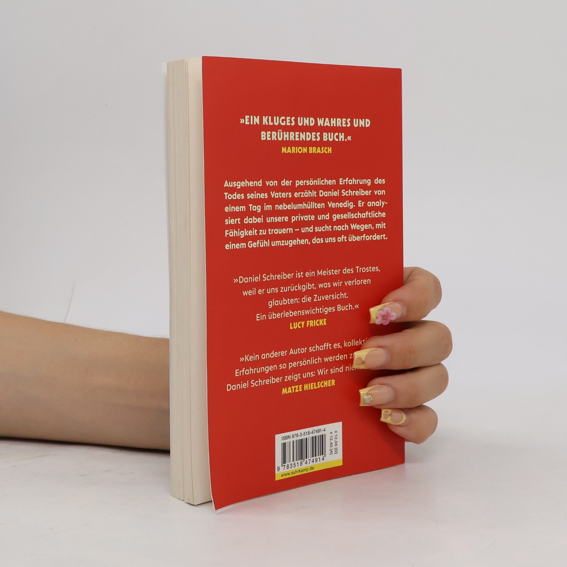Daniel Schreiber Suhrkamp Taschenbuch - 5491: Die Zeit der Verluste