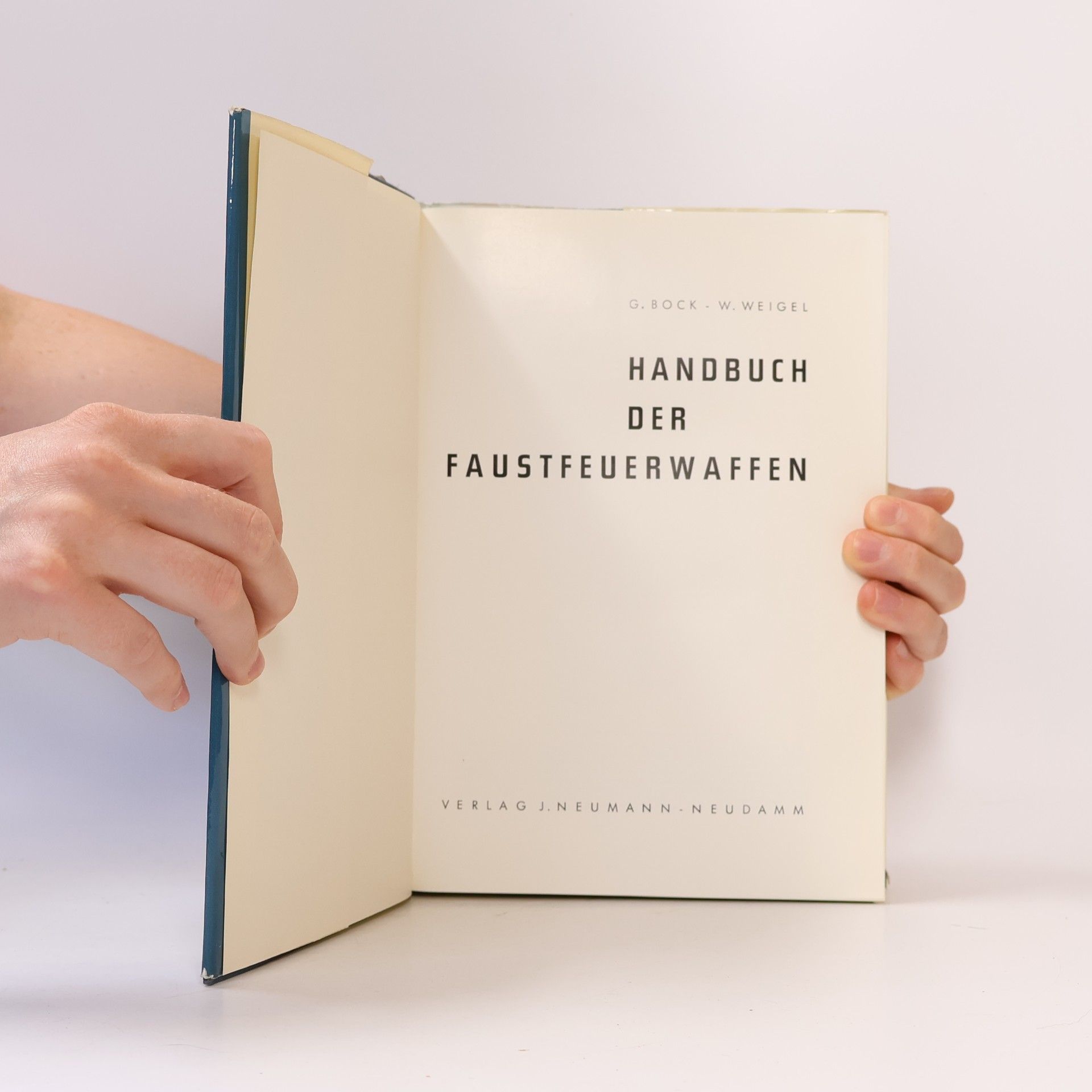 Gerhard Bock Handbuch der Faustfeuerwaffen