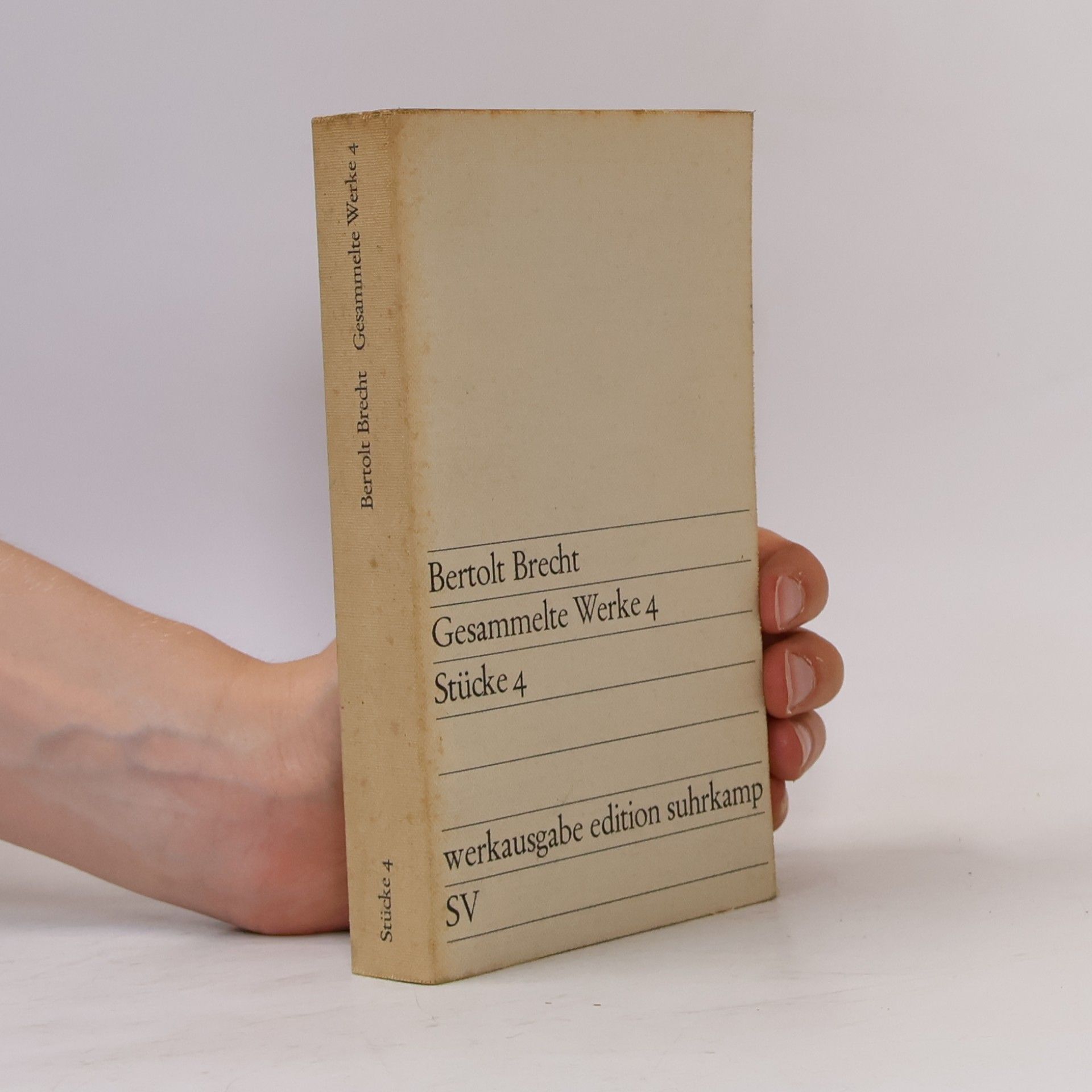 Bertolt Brecht Gesammelte Werke 4 Stücke 4