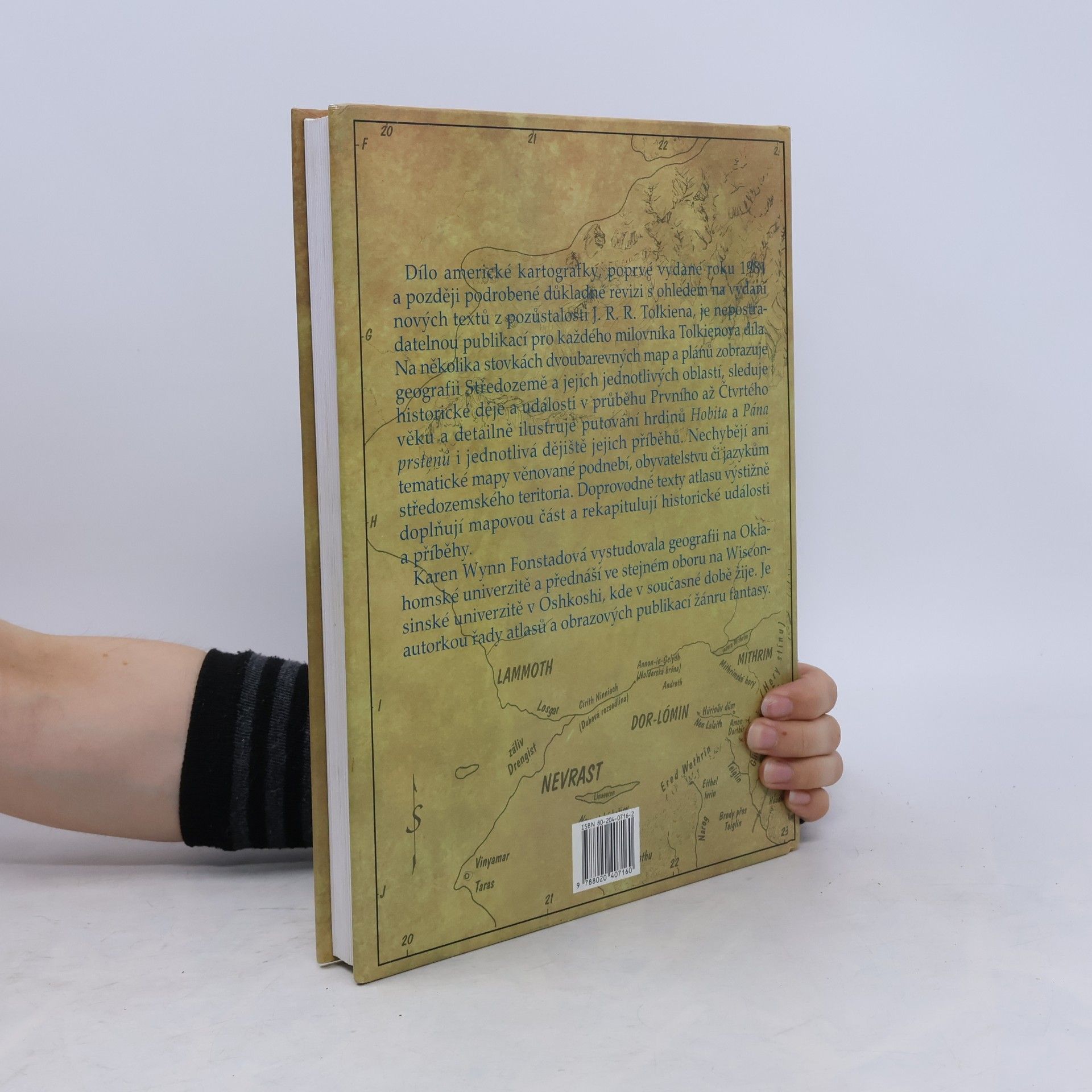 Karen Wynn Fonstad Atlas Středozemě